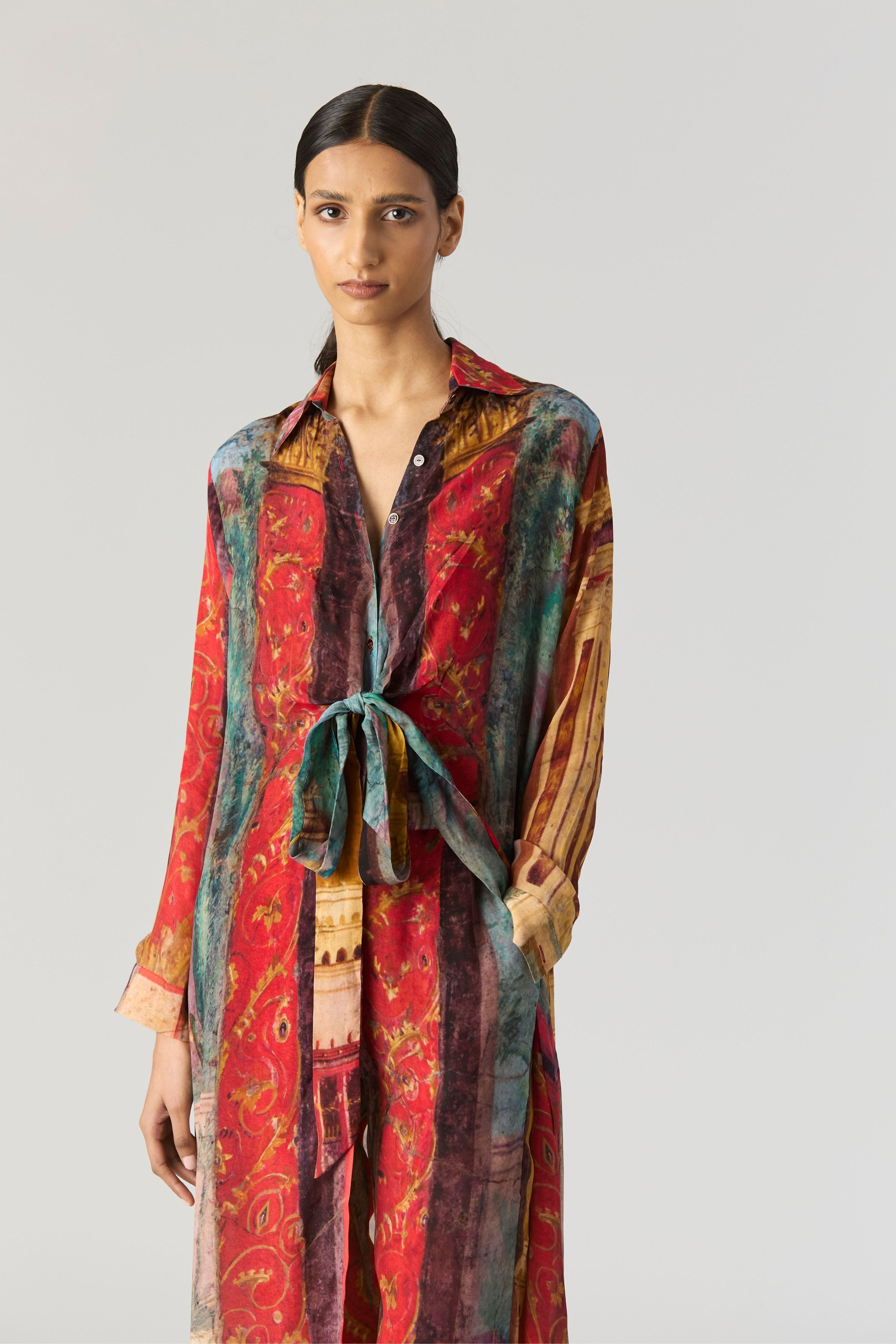 Villa Roma Wrap Kurta Set