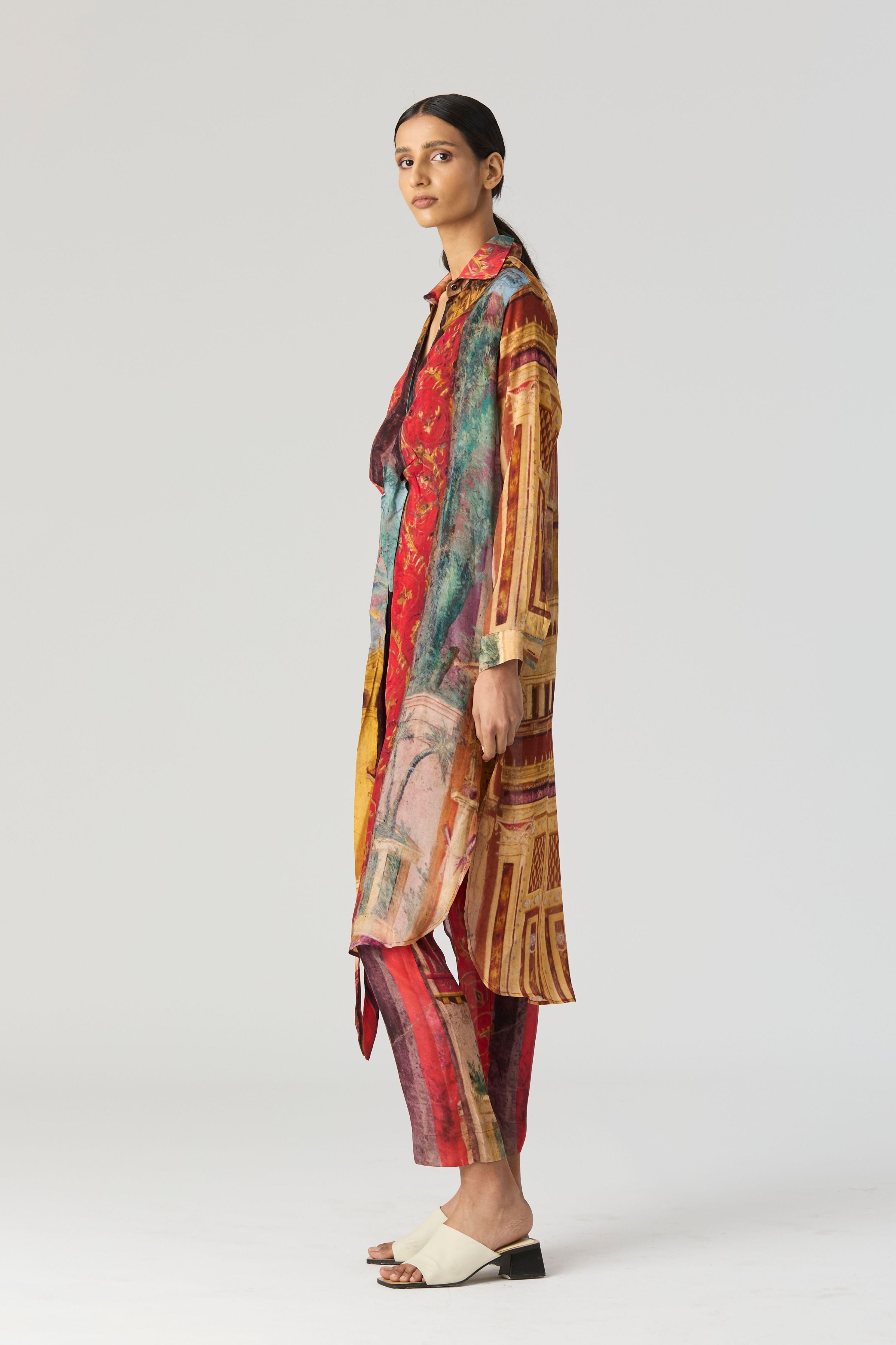 Villa Roma Wrap Kurta Set