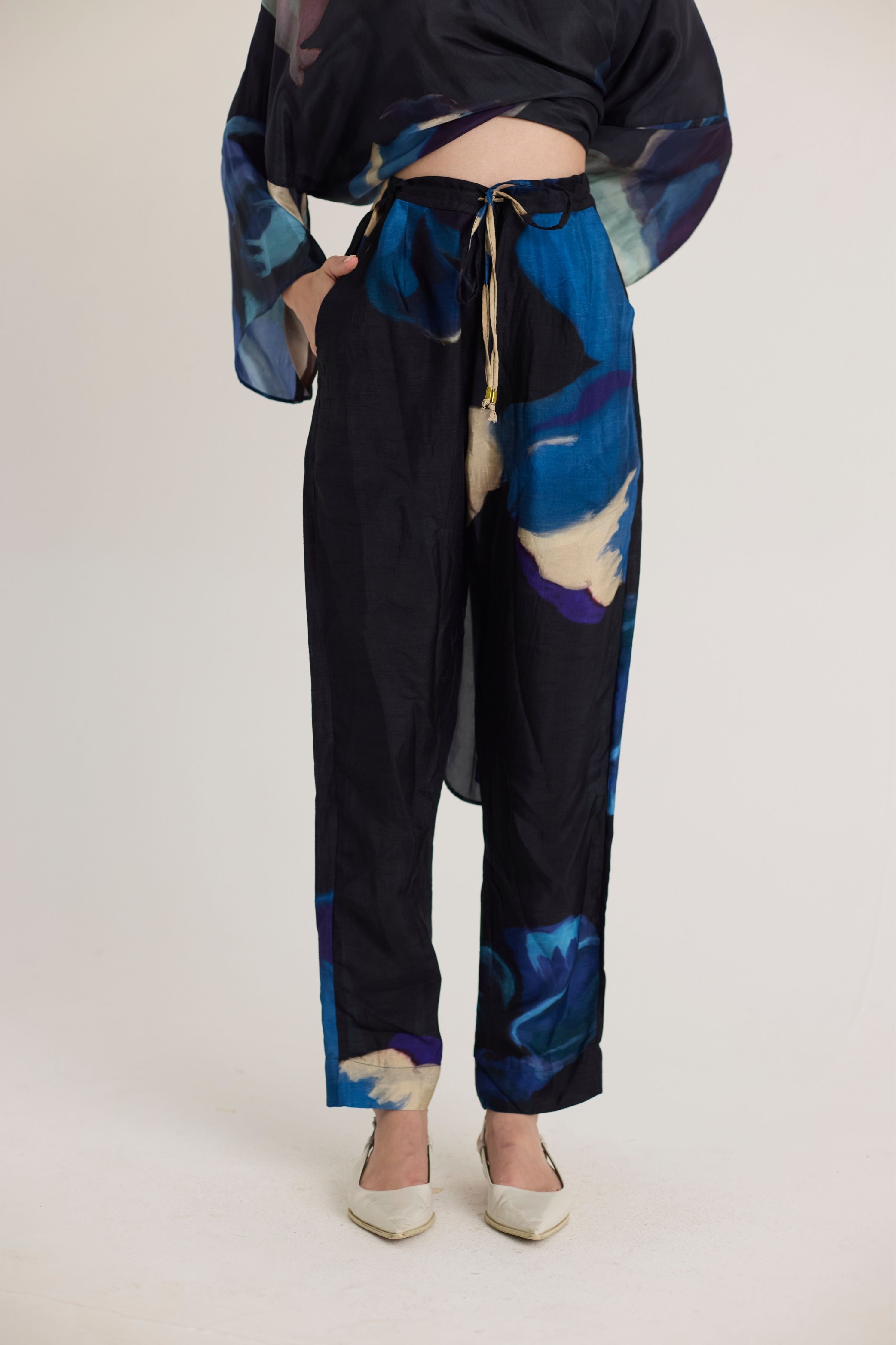 Rocco Silk Kaftan Set