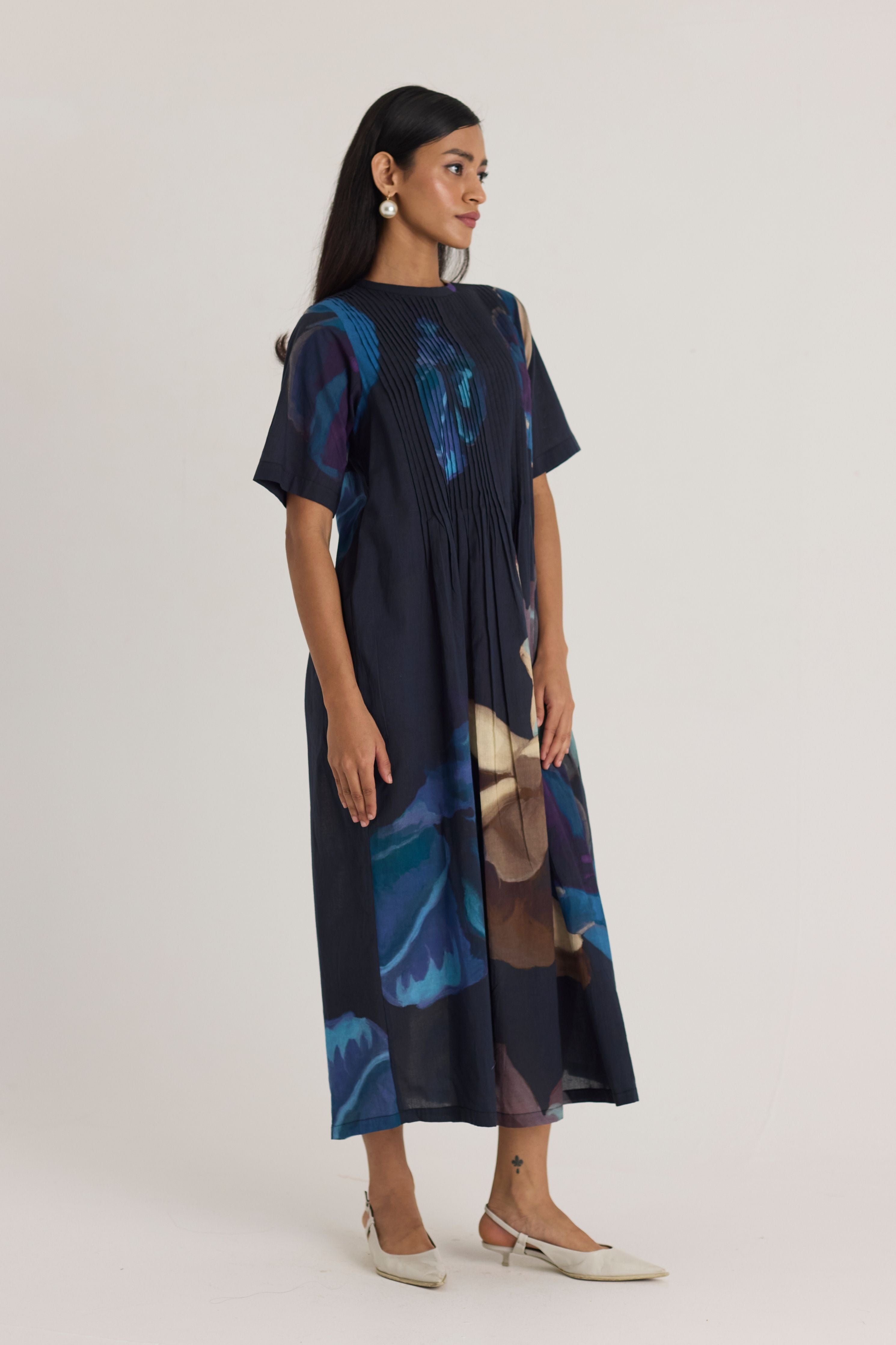 Rocco Pintuck Dress