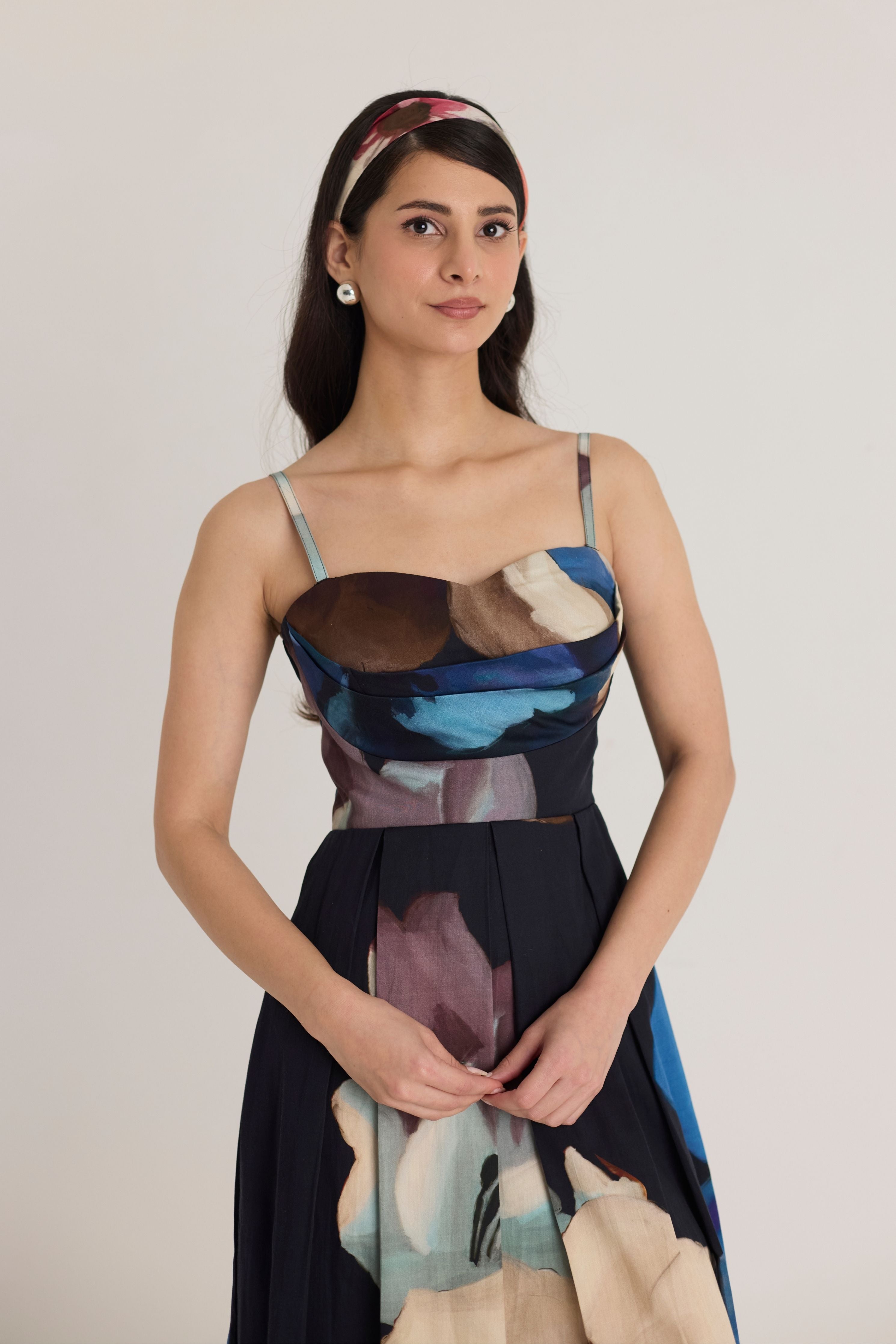 Rocco Cowl Bralette Dress