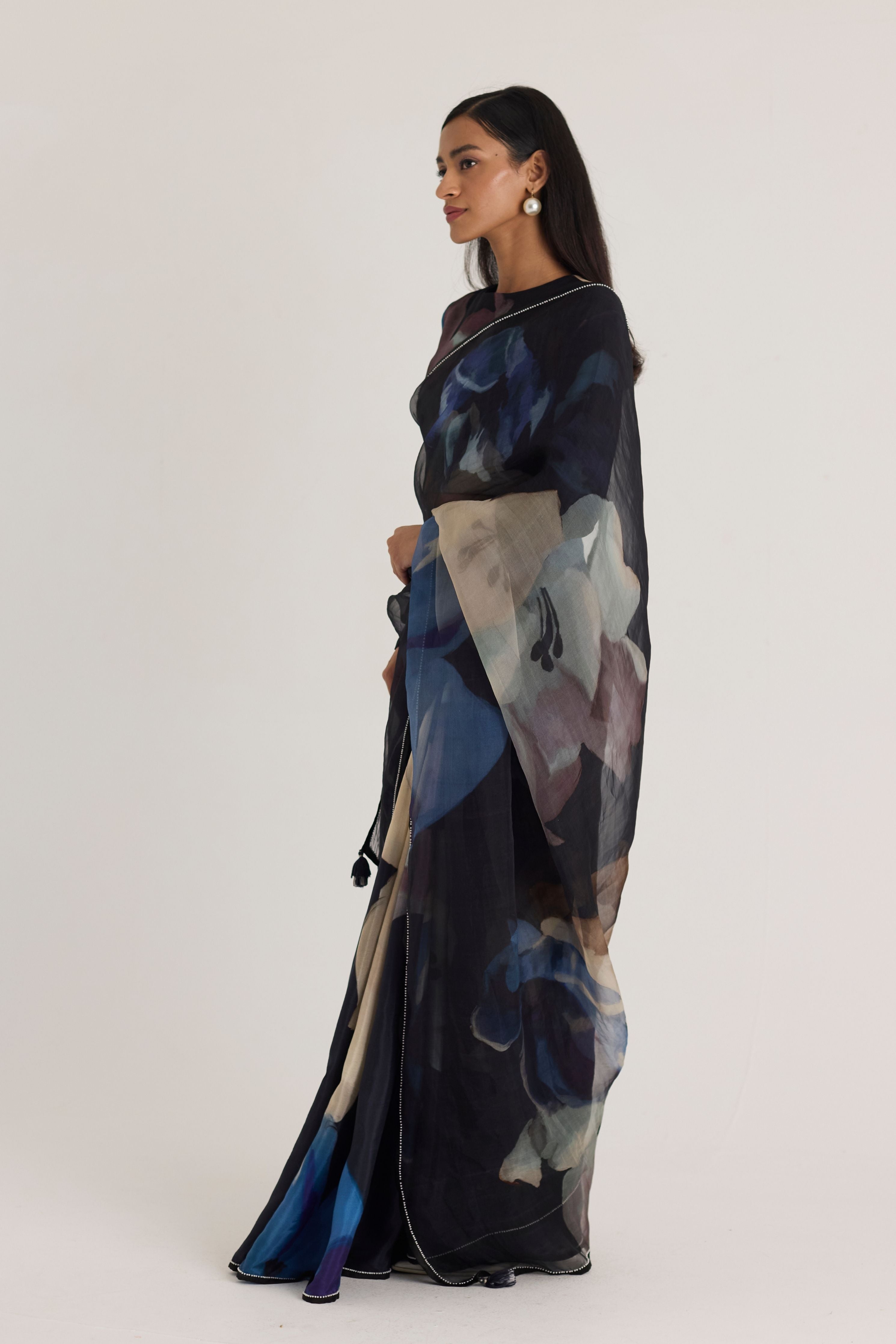 Rocco Half Silk & Half Organza Saree