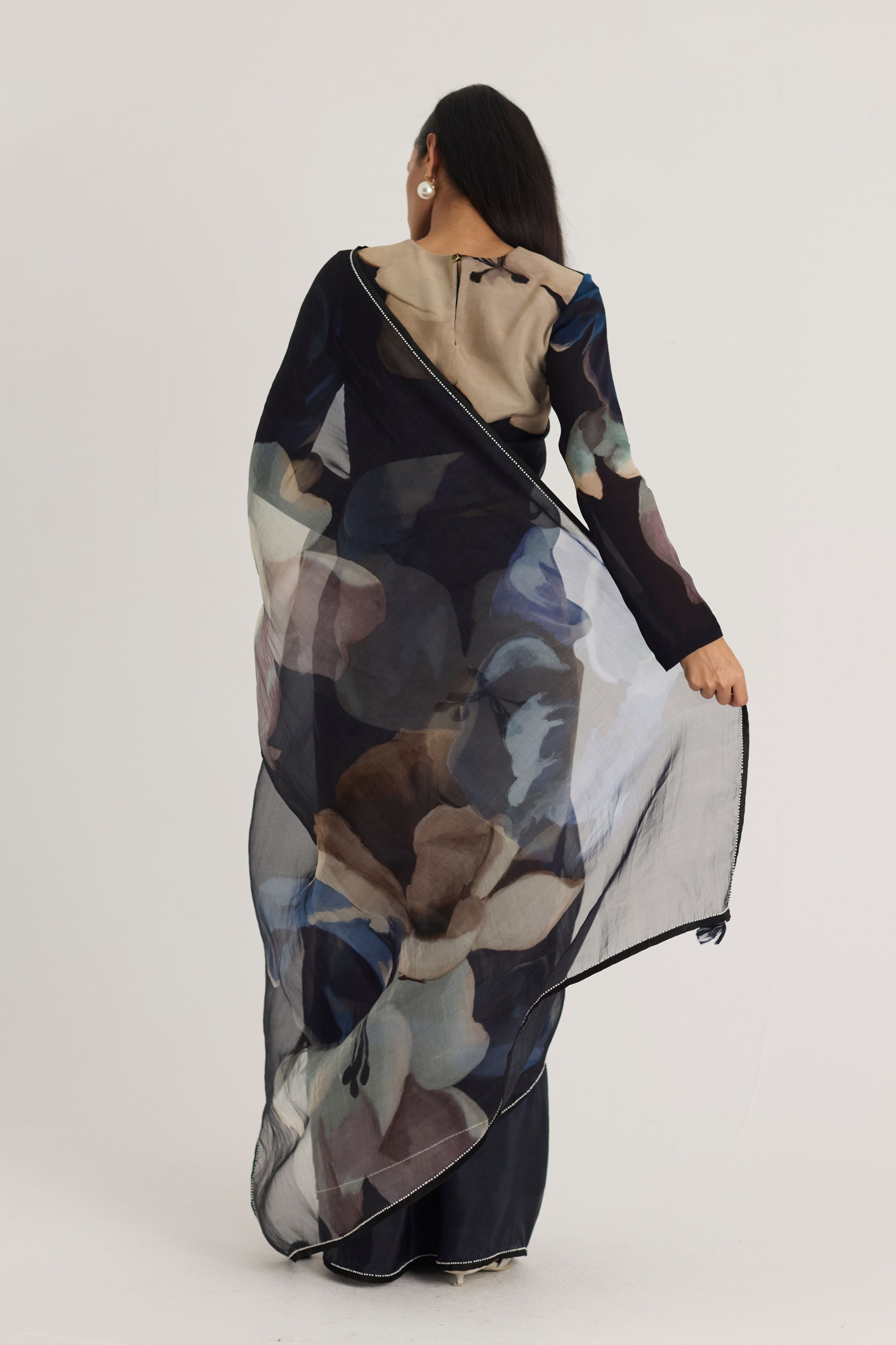 Rocco Half Silk & Half Organza Saree