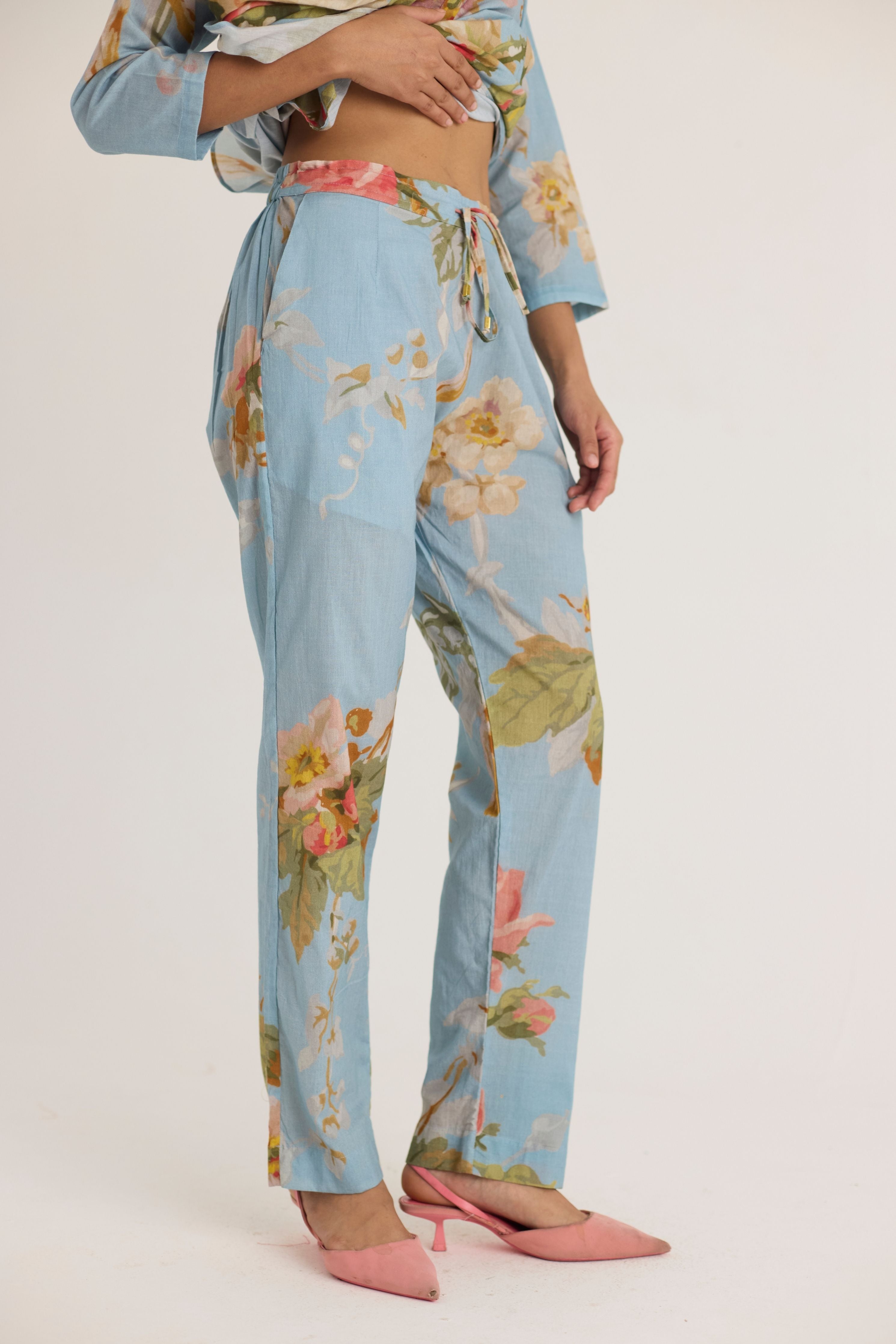 Taffy Long Cotton Kurta Set