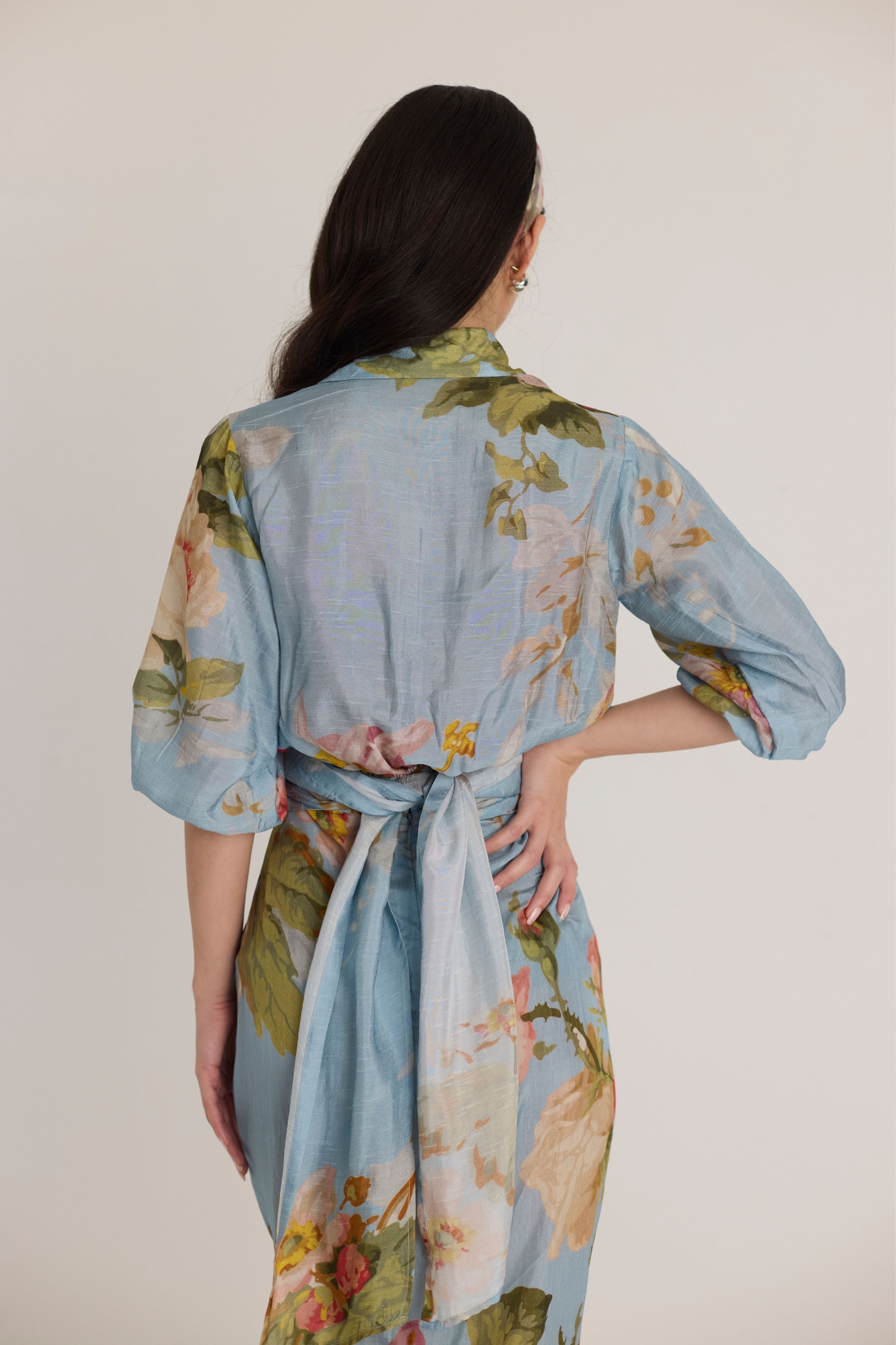 Taffy Tie-Up Top & Skirt Set