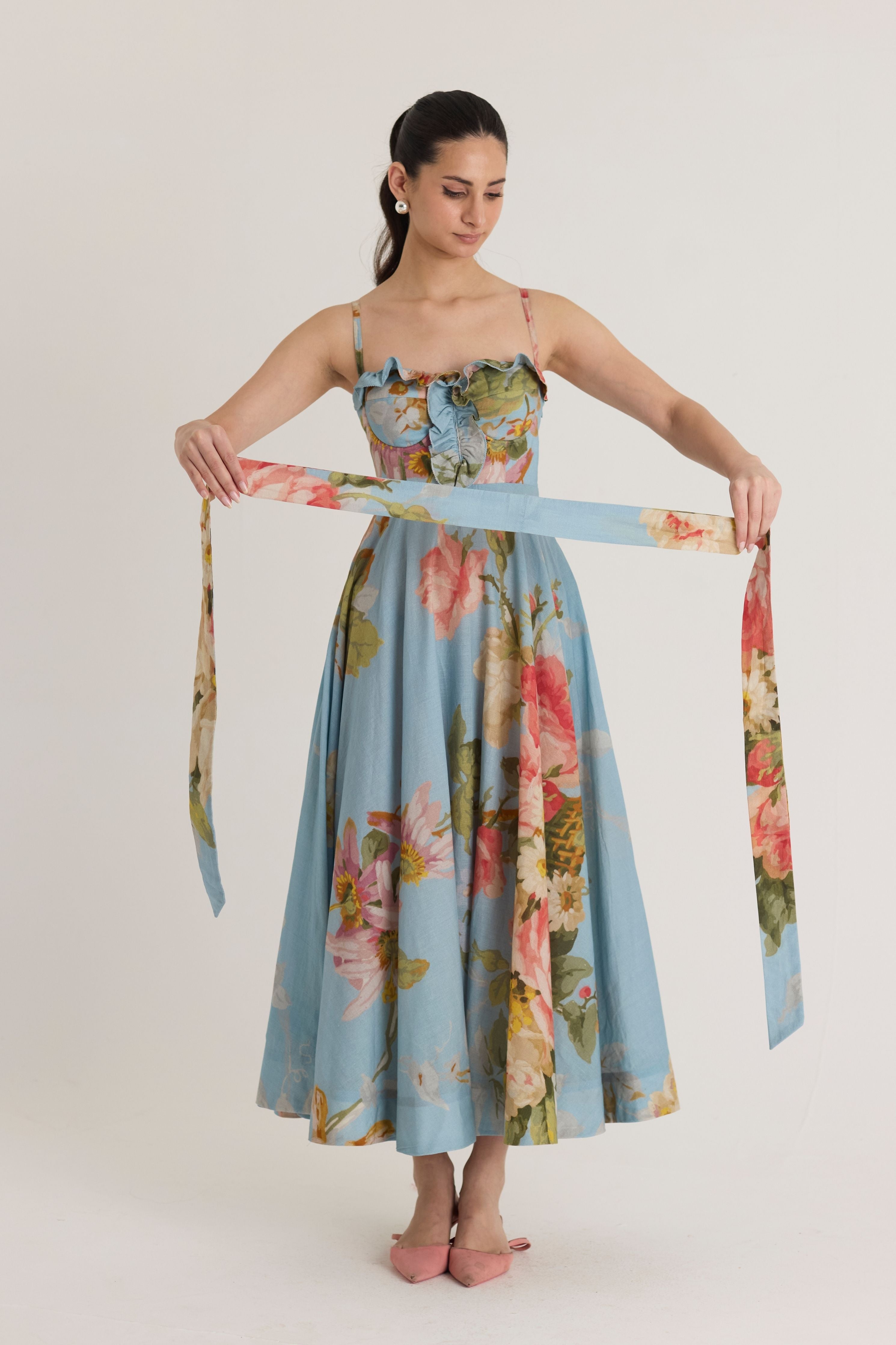Taffy Cotton Frills Dress