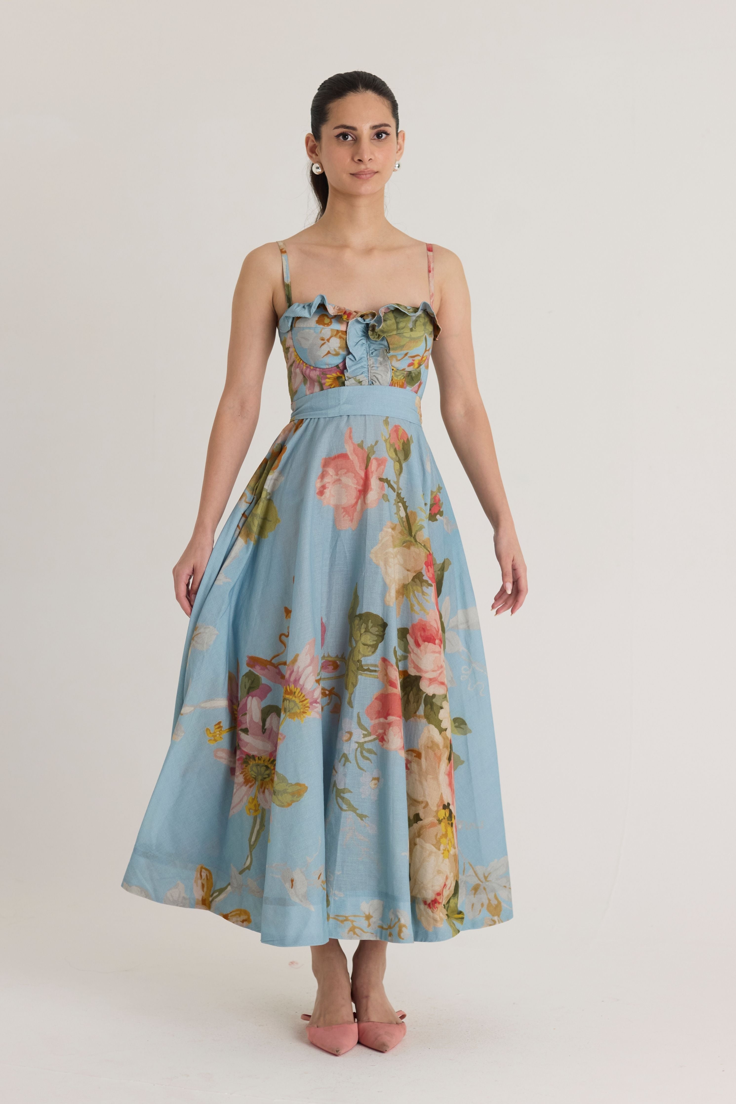 Taffy Cotton Frills Dress