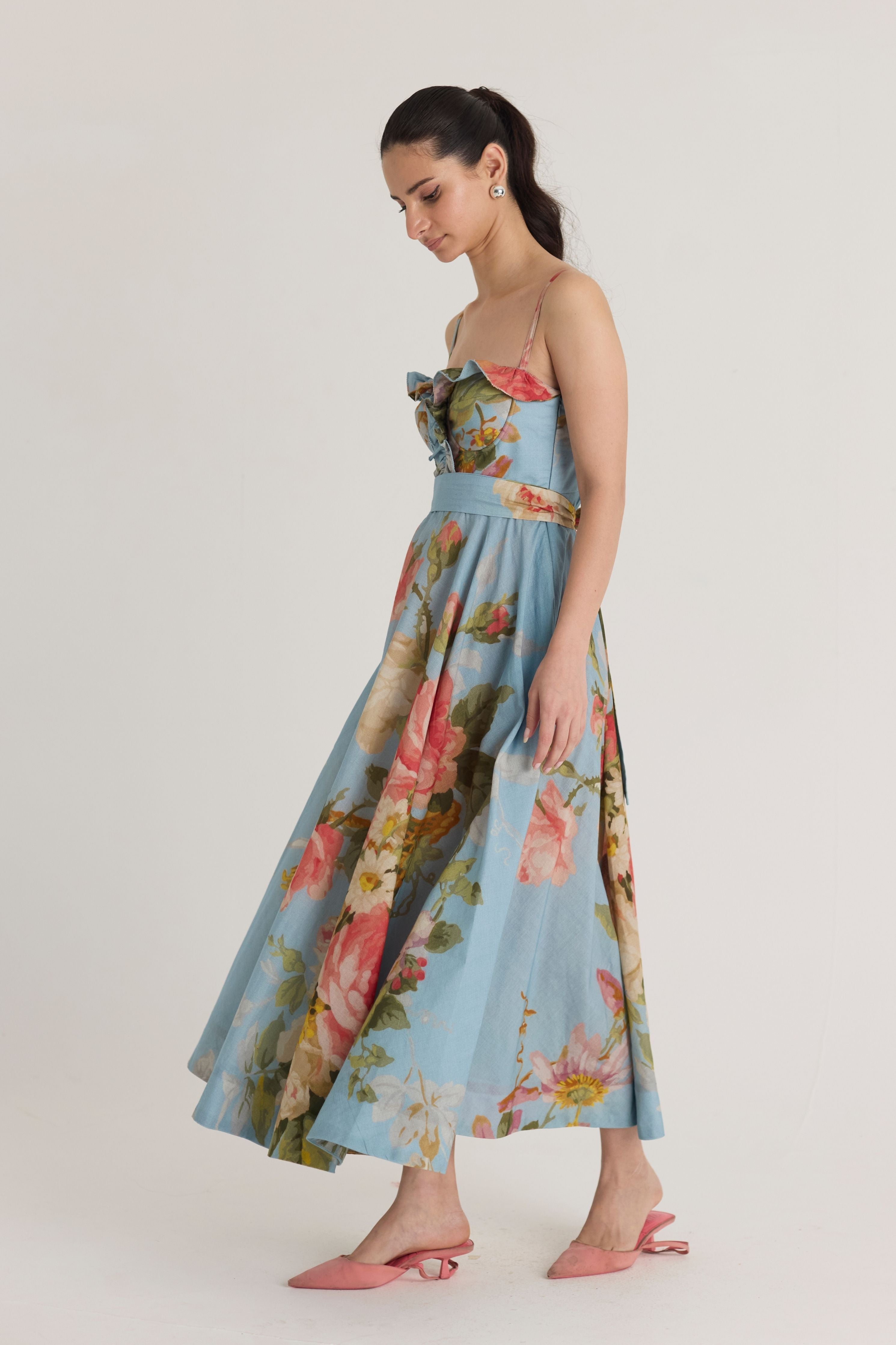 Taffy Cotton Frills Dress