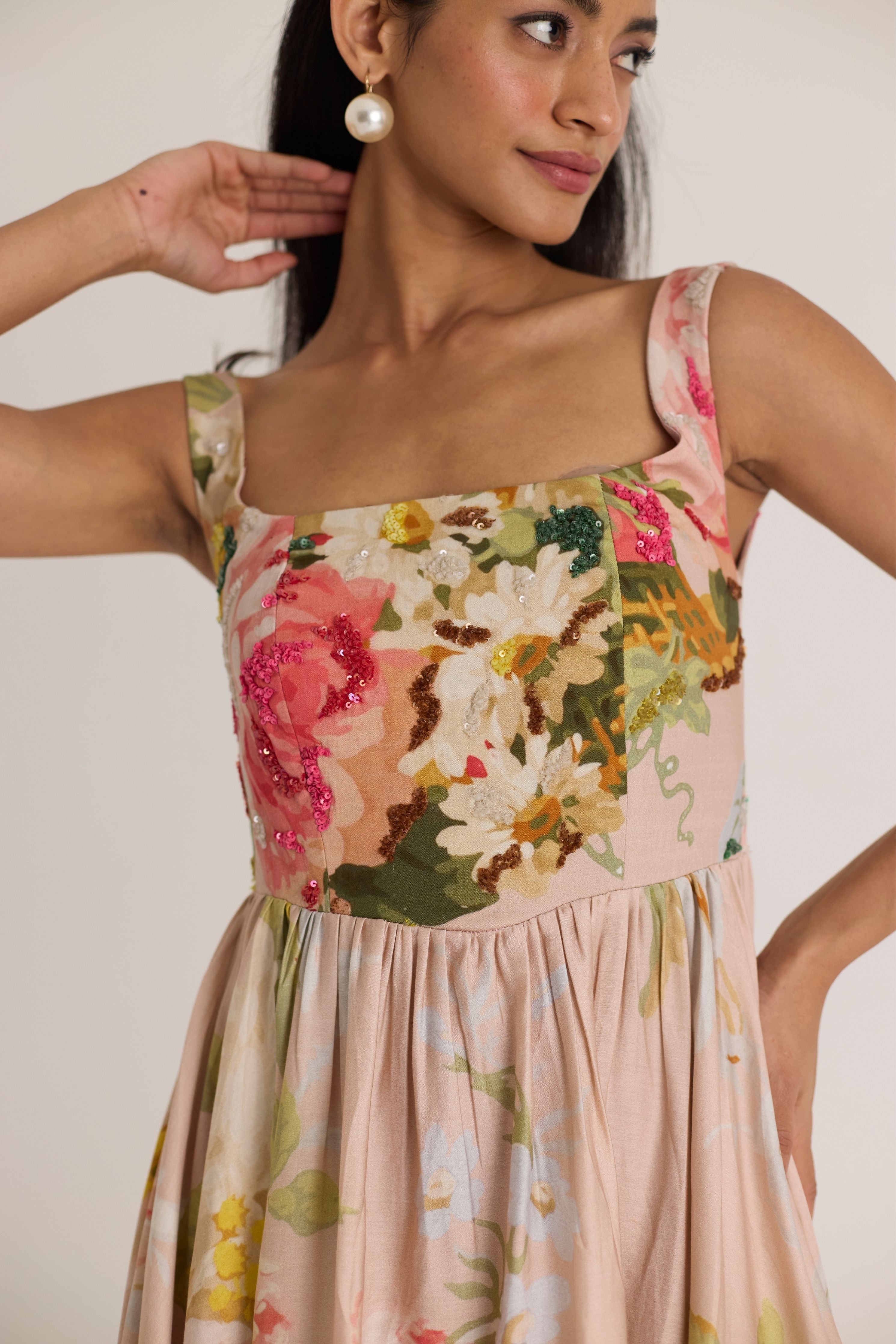 Hazel Embroidered Dress