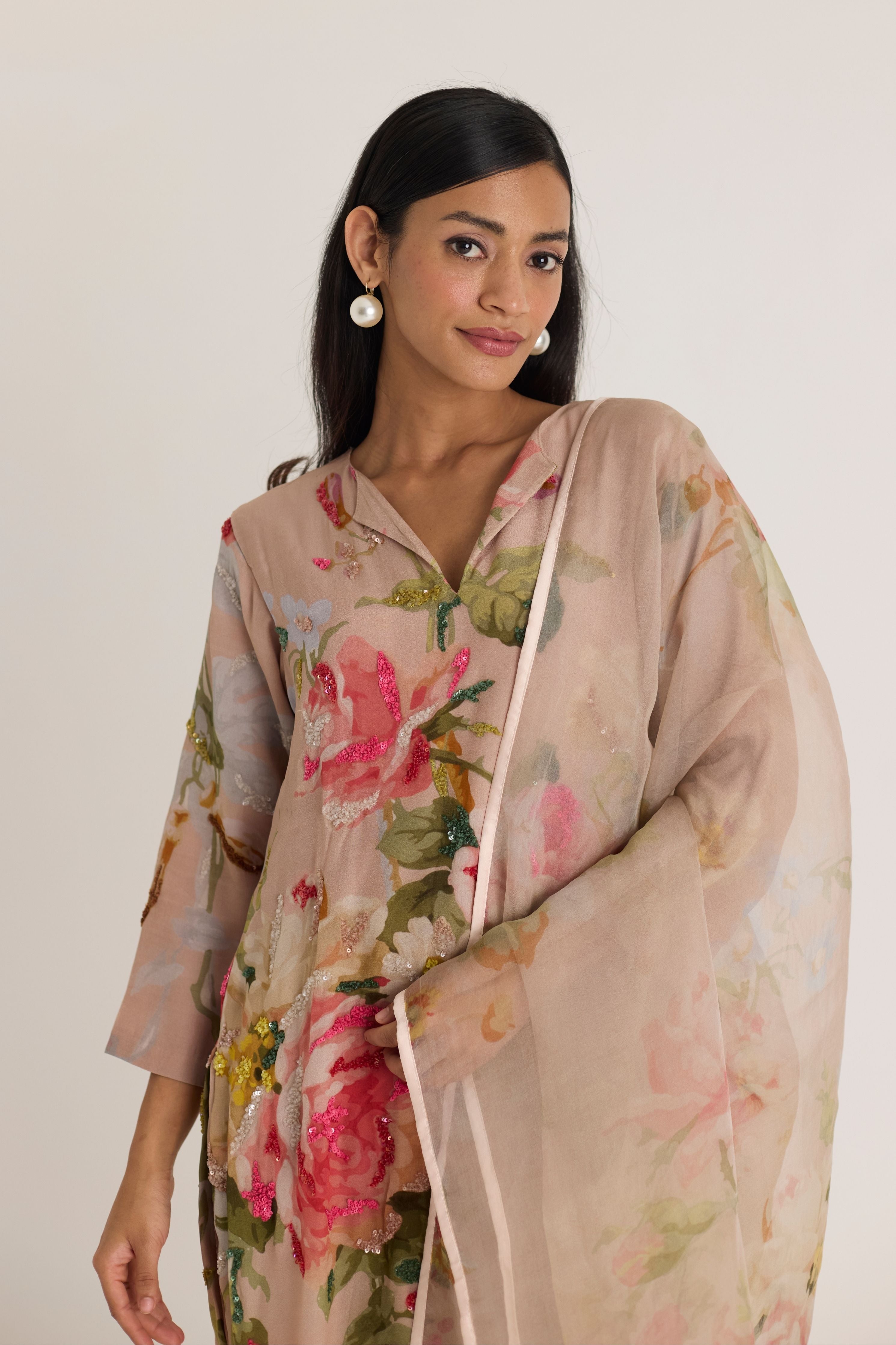 Hazel Organza Dupatta