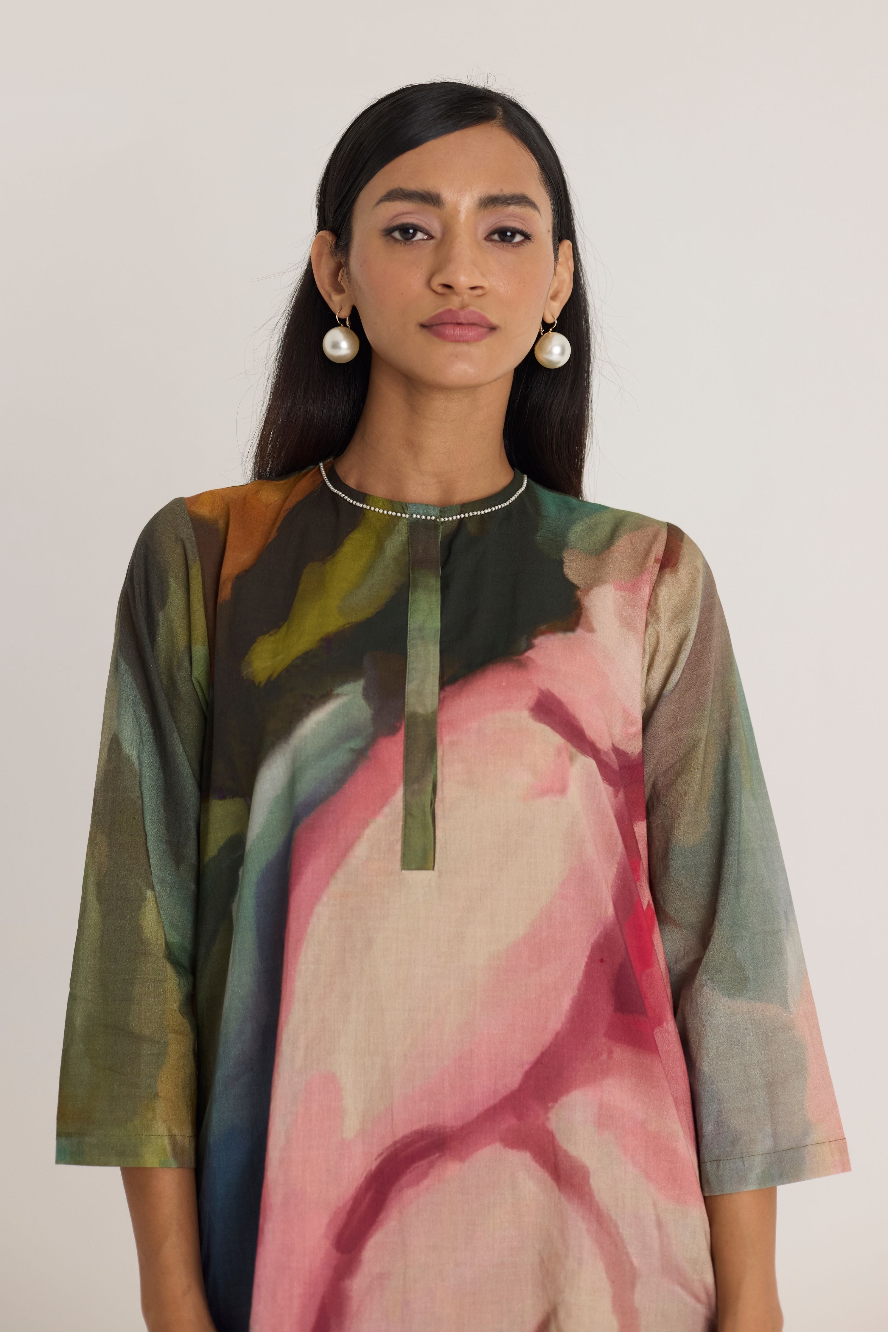 Tilly Long Cotton Kurta Set