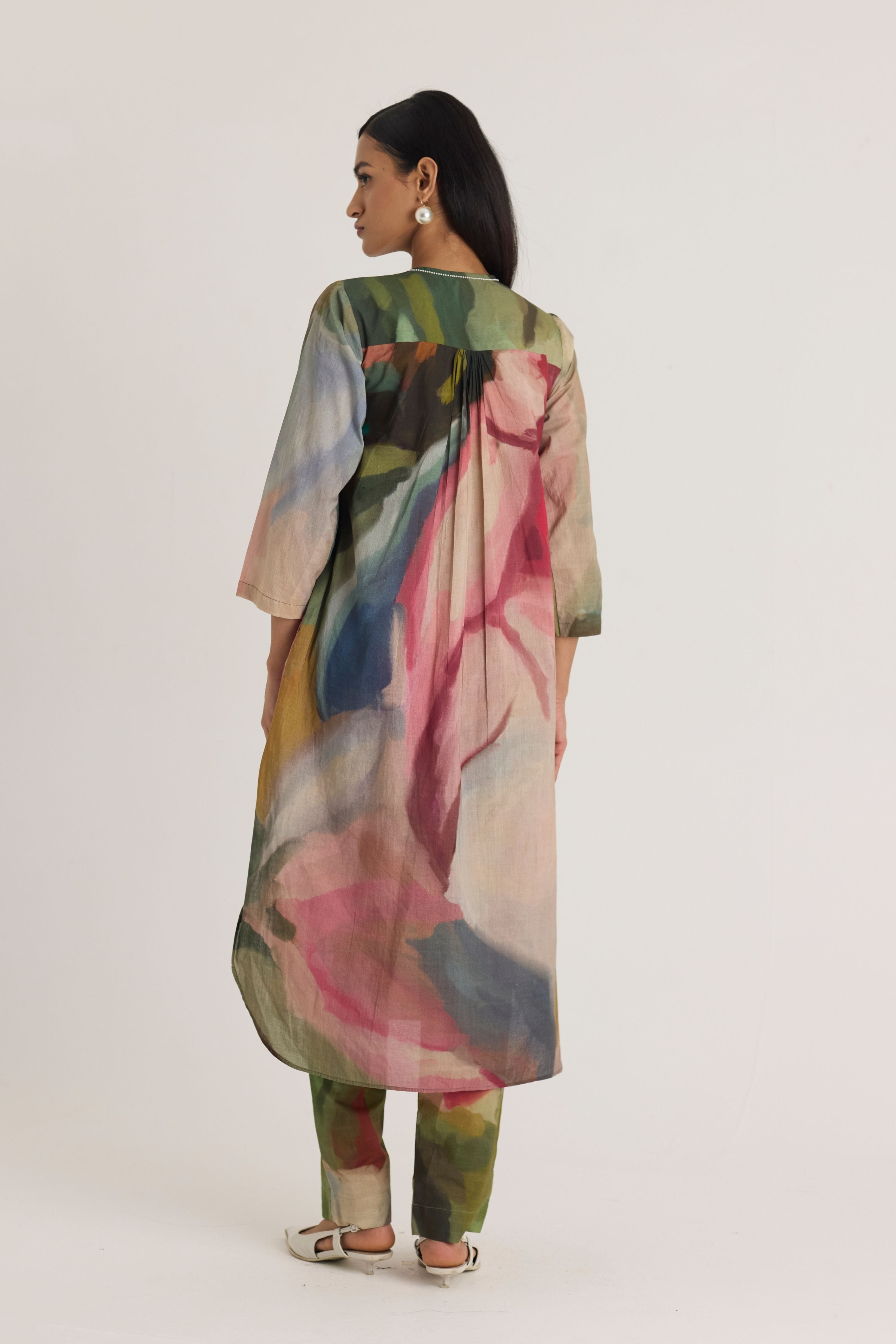 Tilly Long Cotton Kurta Set