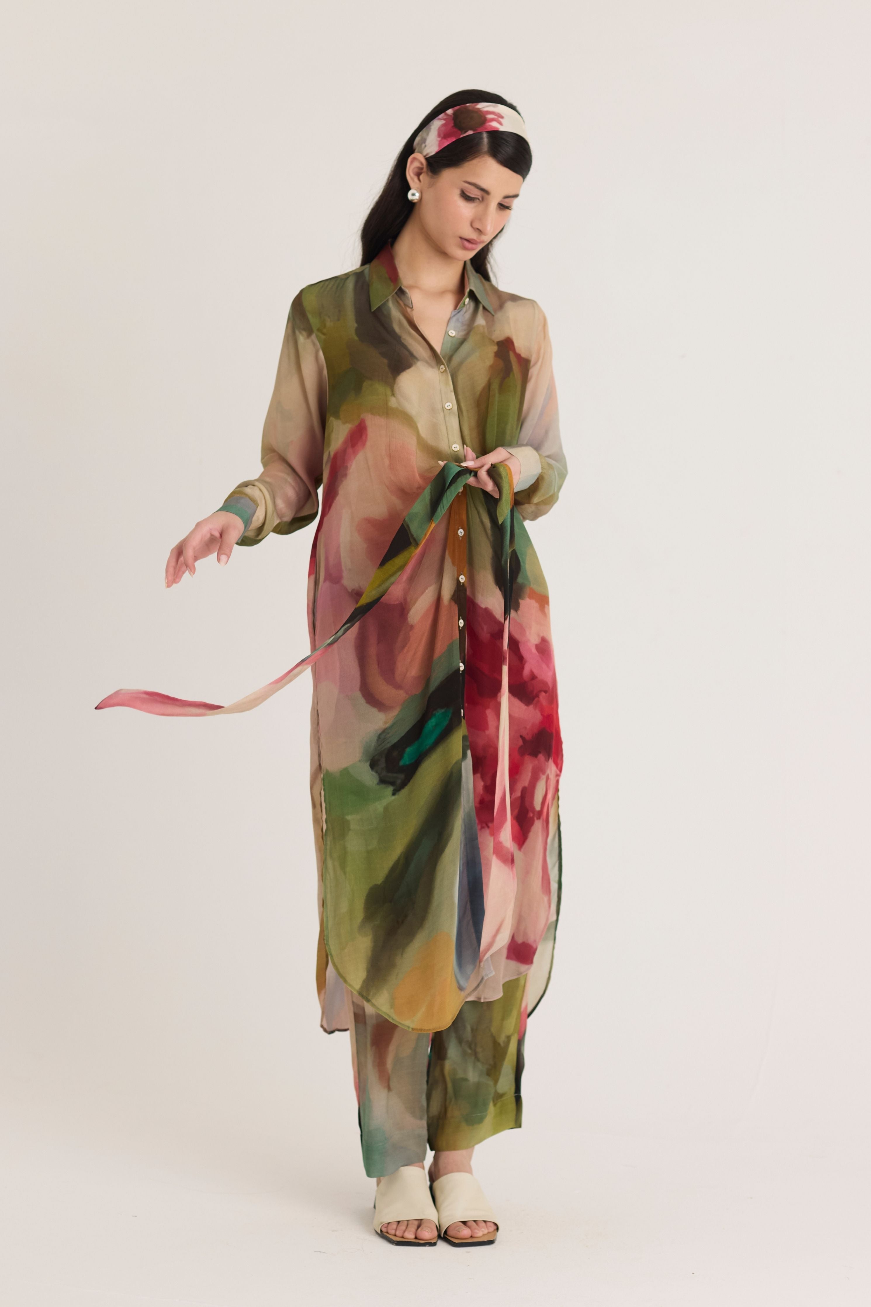 Tilly Wrap Kurta Set