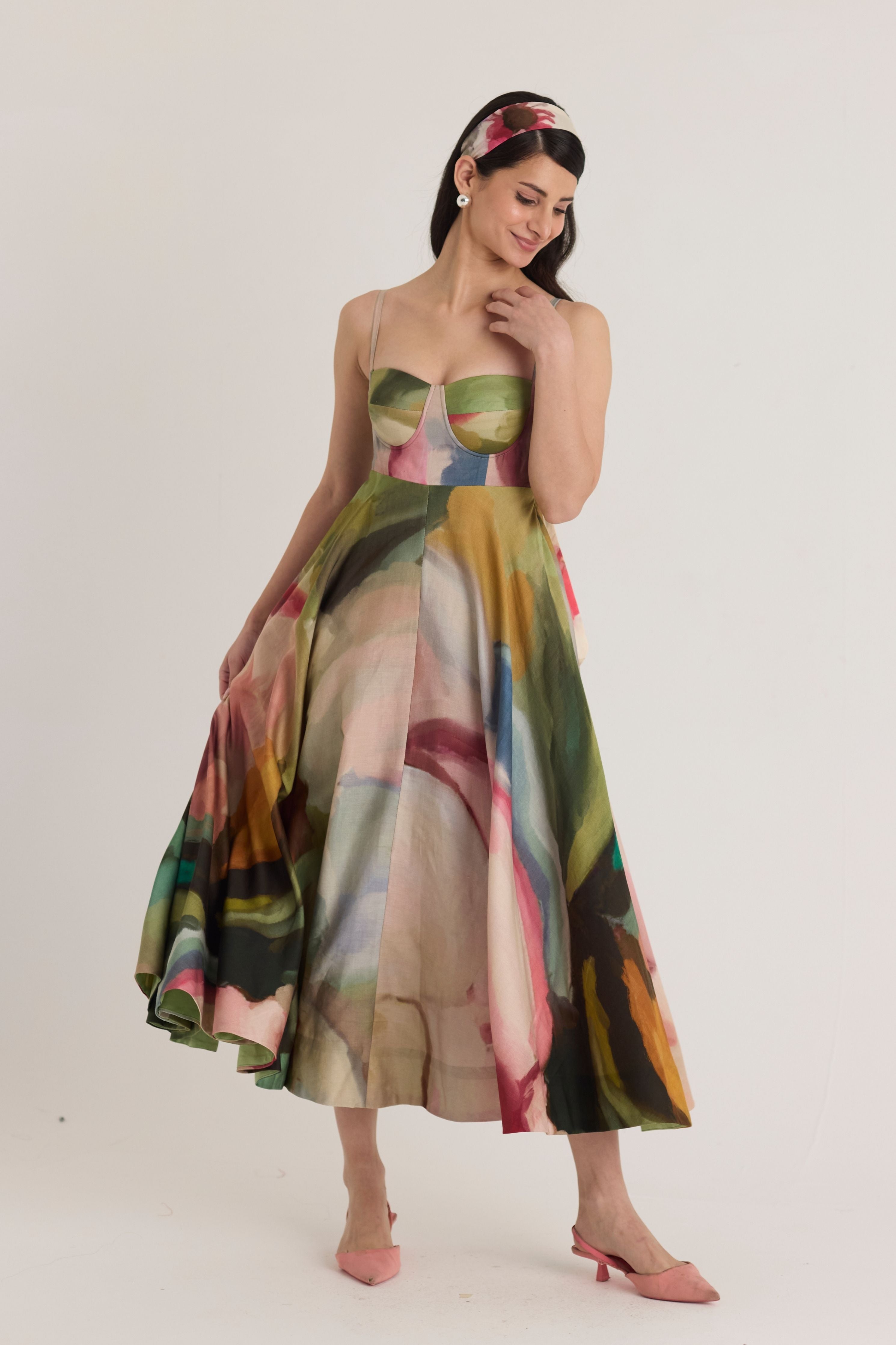 Tilly Flared Bralette Dress