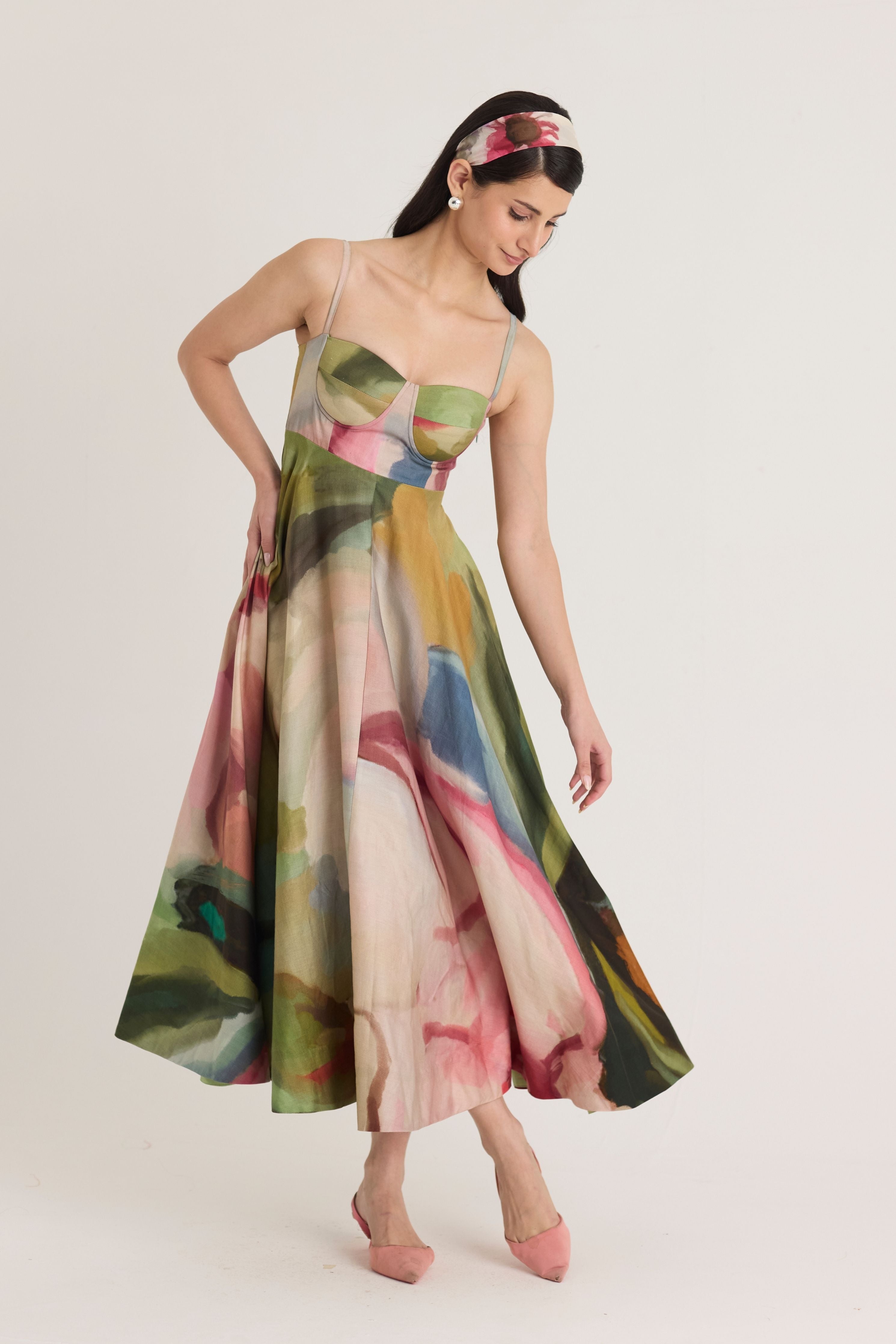 Tilly Flared Bralette Dress