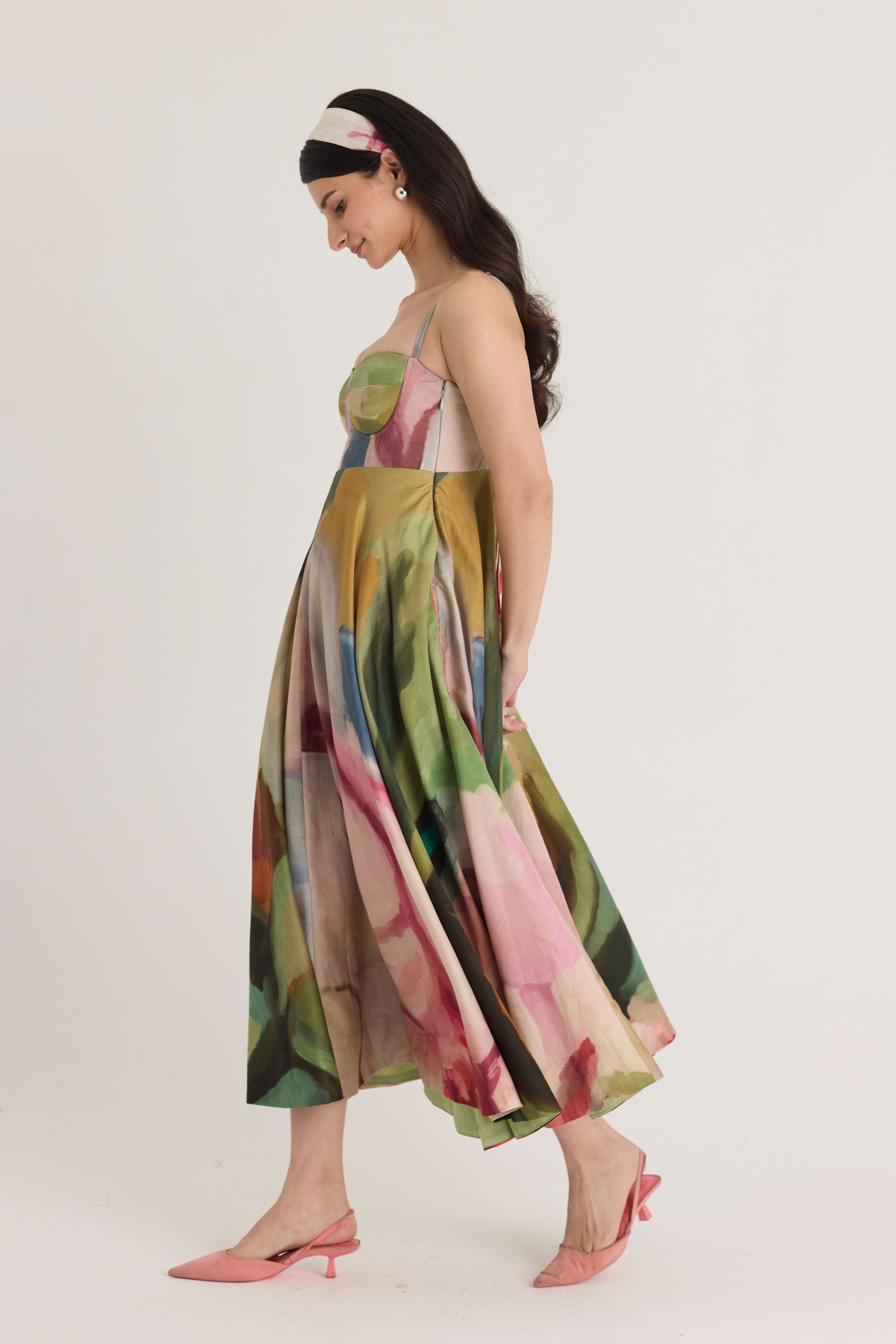 Tilly Flared Bralette Dress