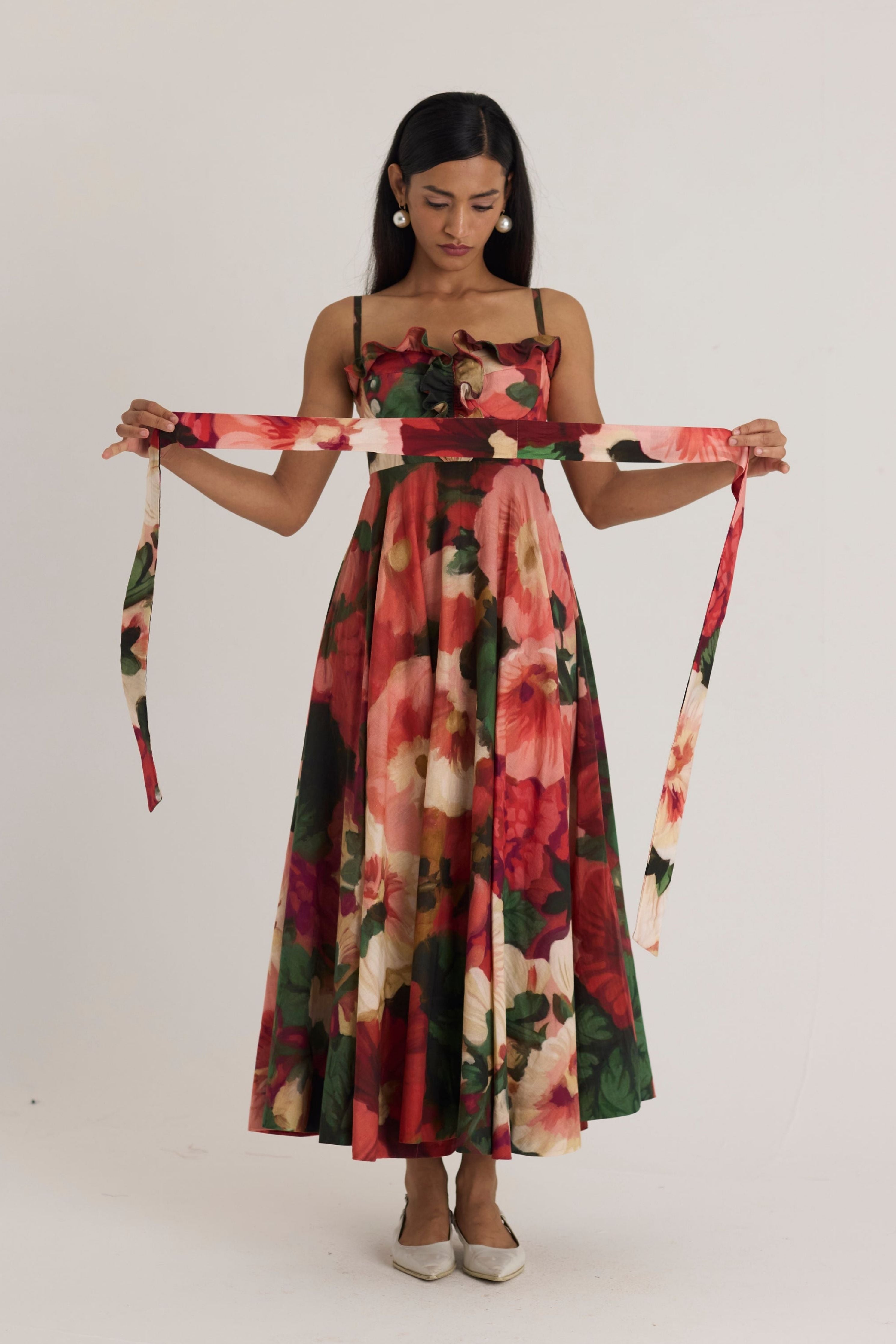 Scarlett Cotton Frill Dress