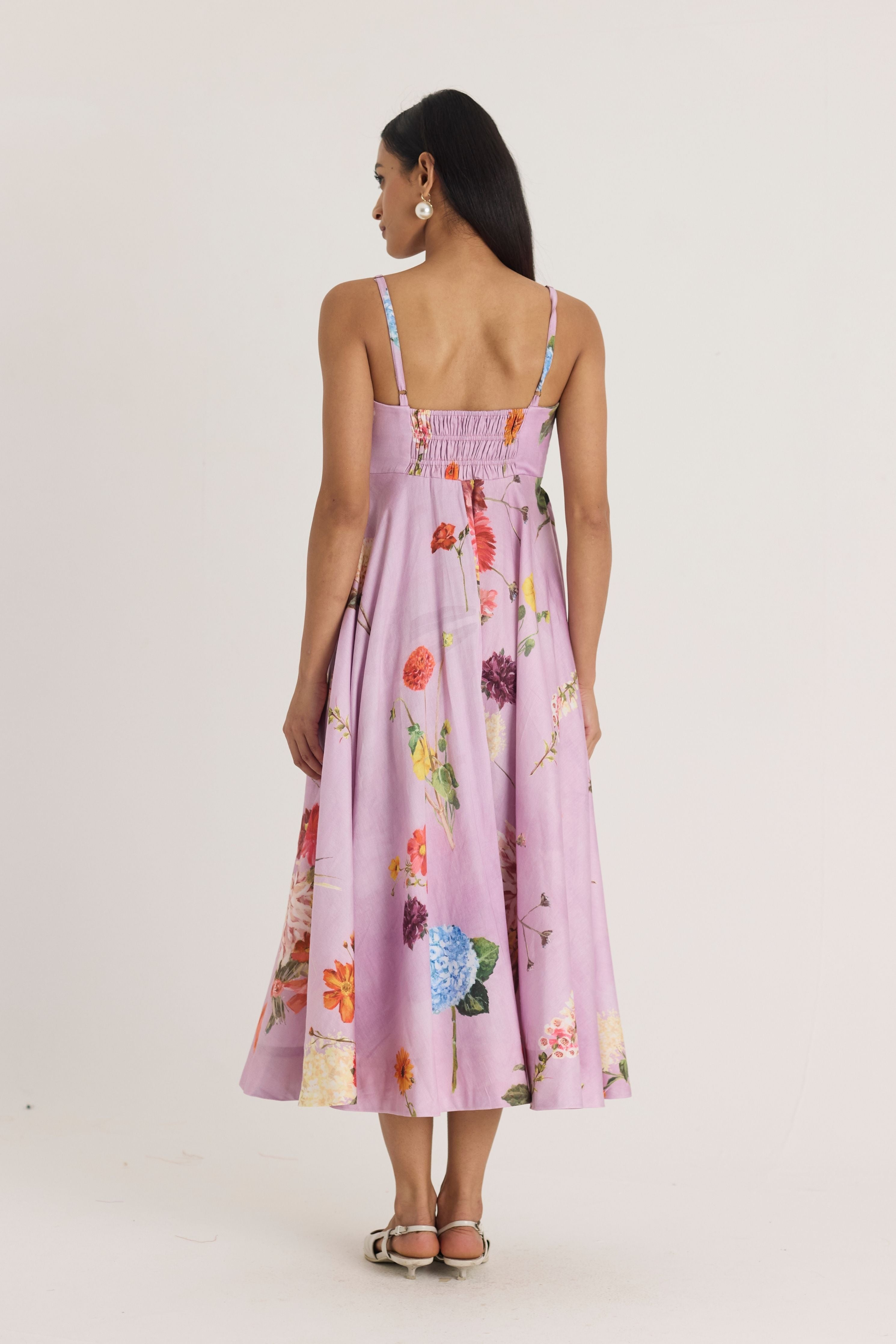 Giggle Berry Flared Bralette Dress