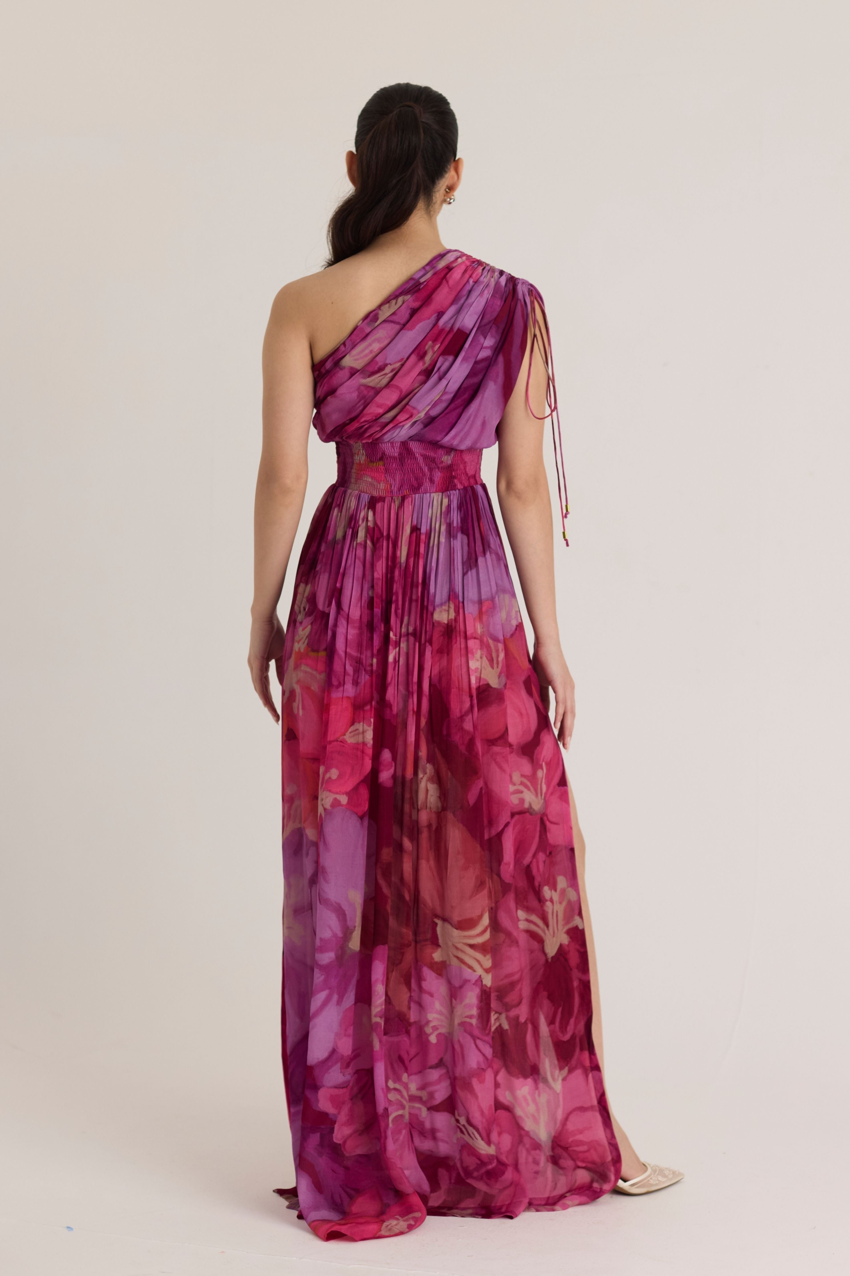 Violet One Shoulder Dress