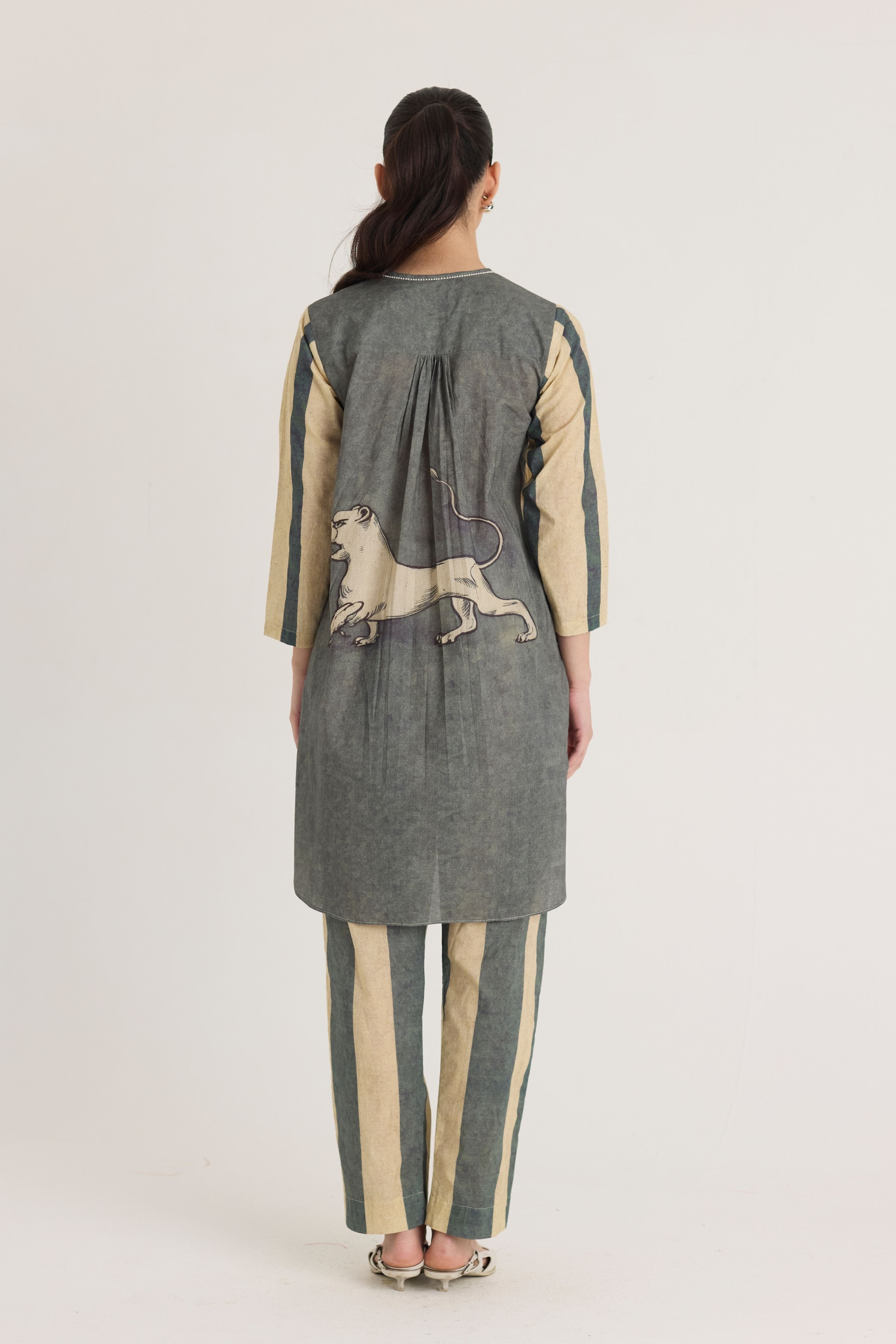 Paws Short Kurta Set
