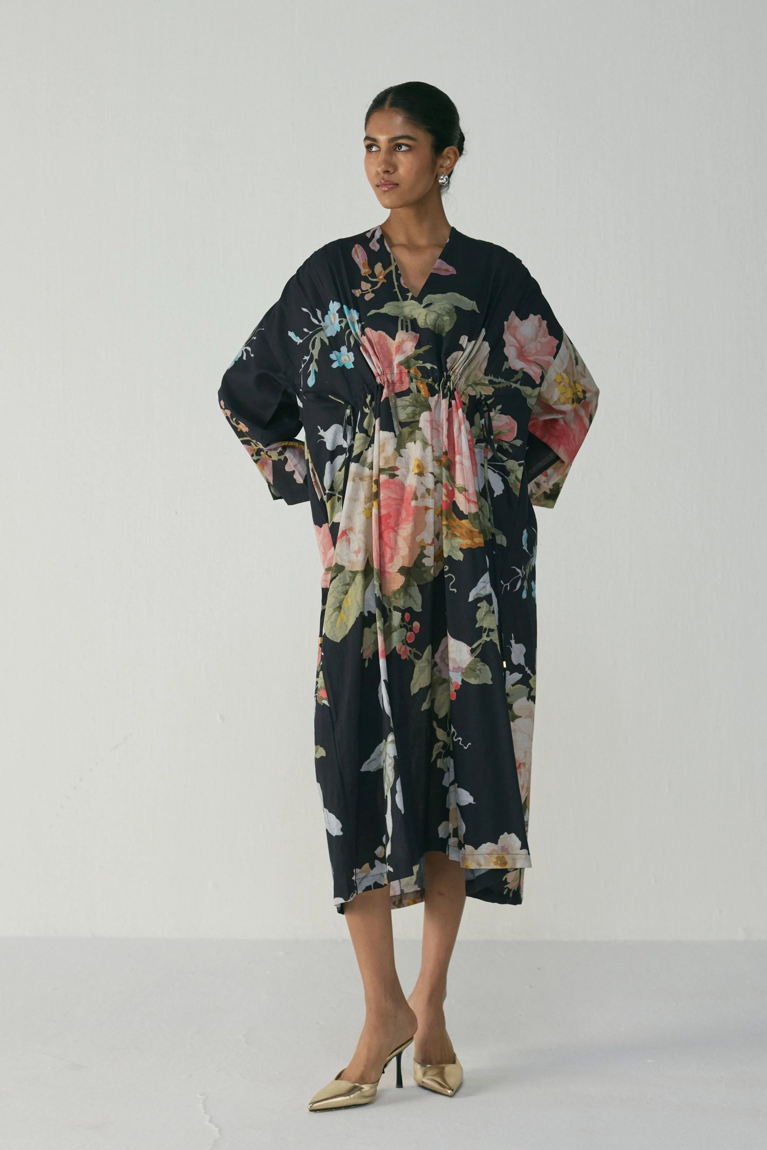 Carmine Kaftan Dress