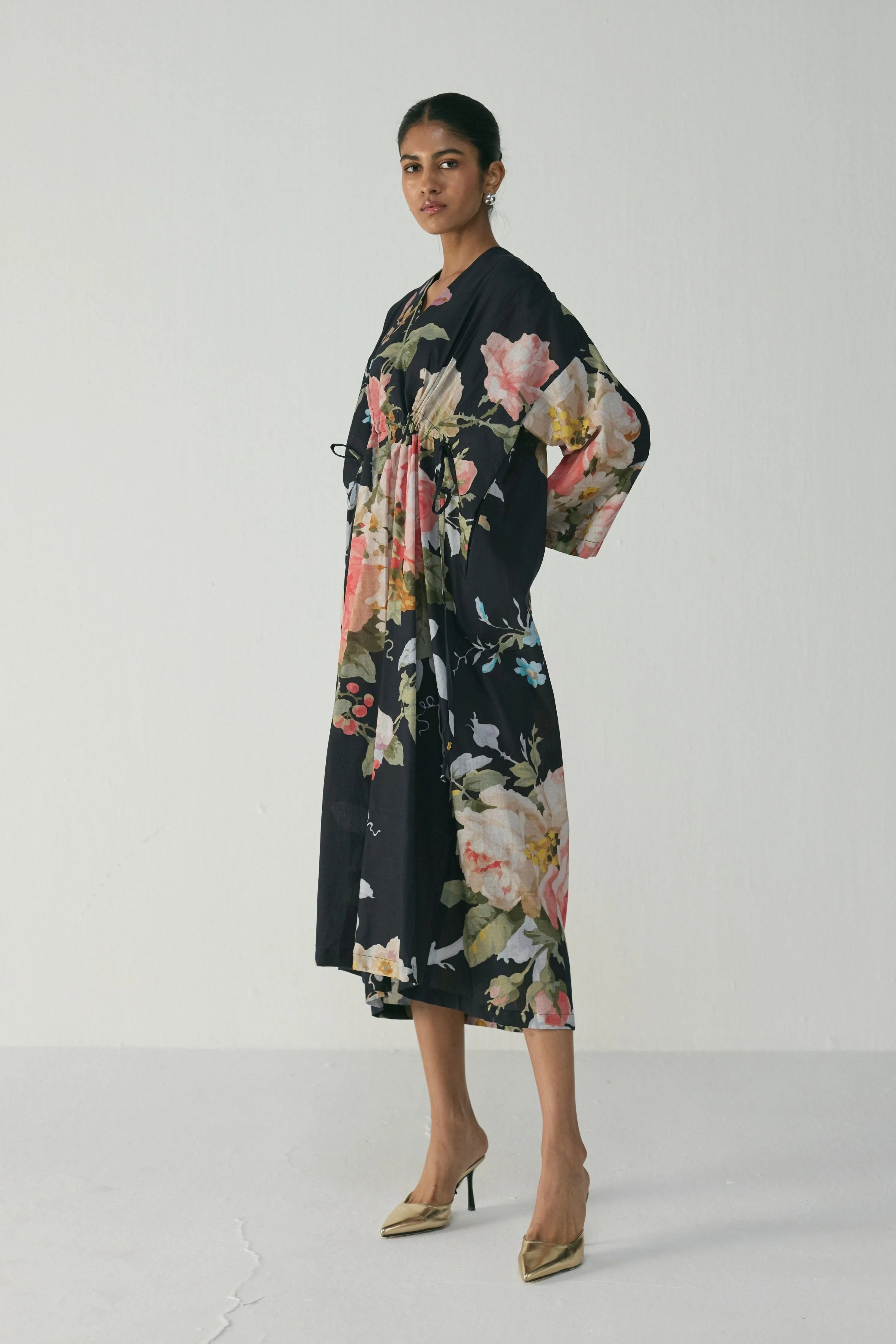 Carmine Kaftan Dress