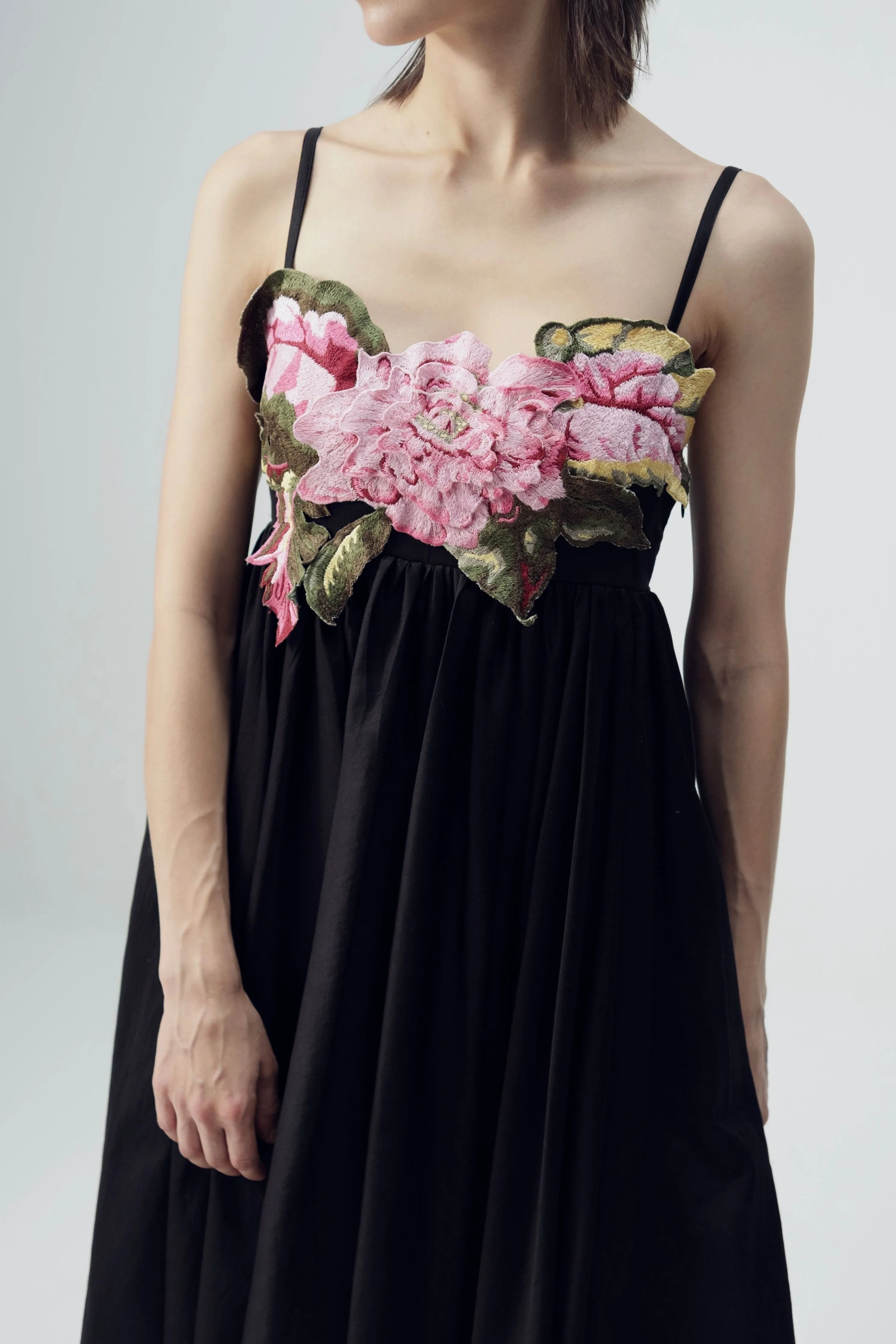 Black Patchwork Dress