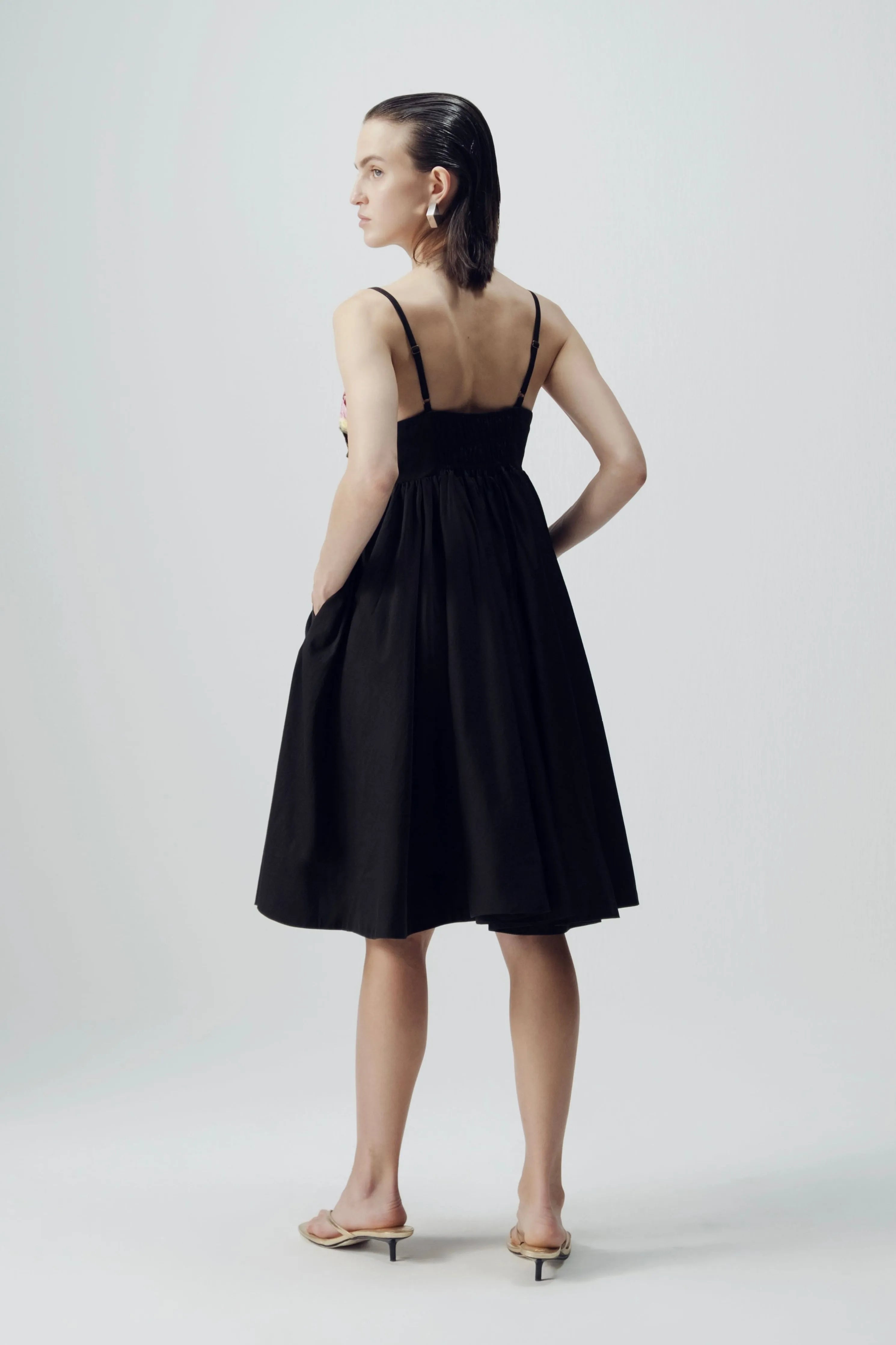 Black Patchwork Dress