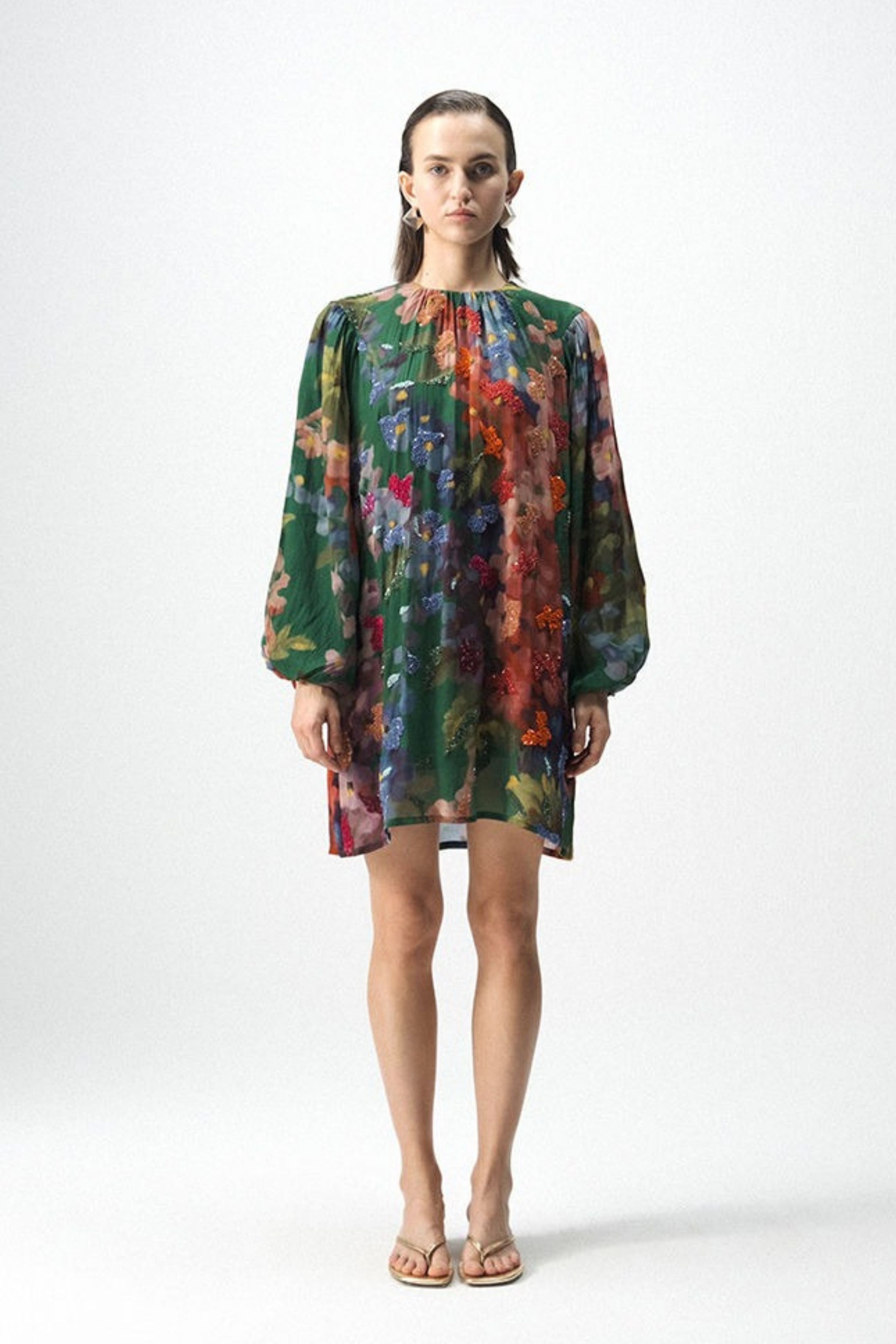 Thea Embroiderd Short Dress