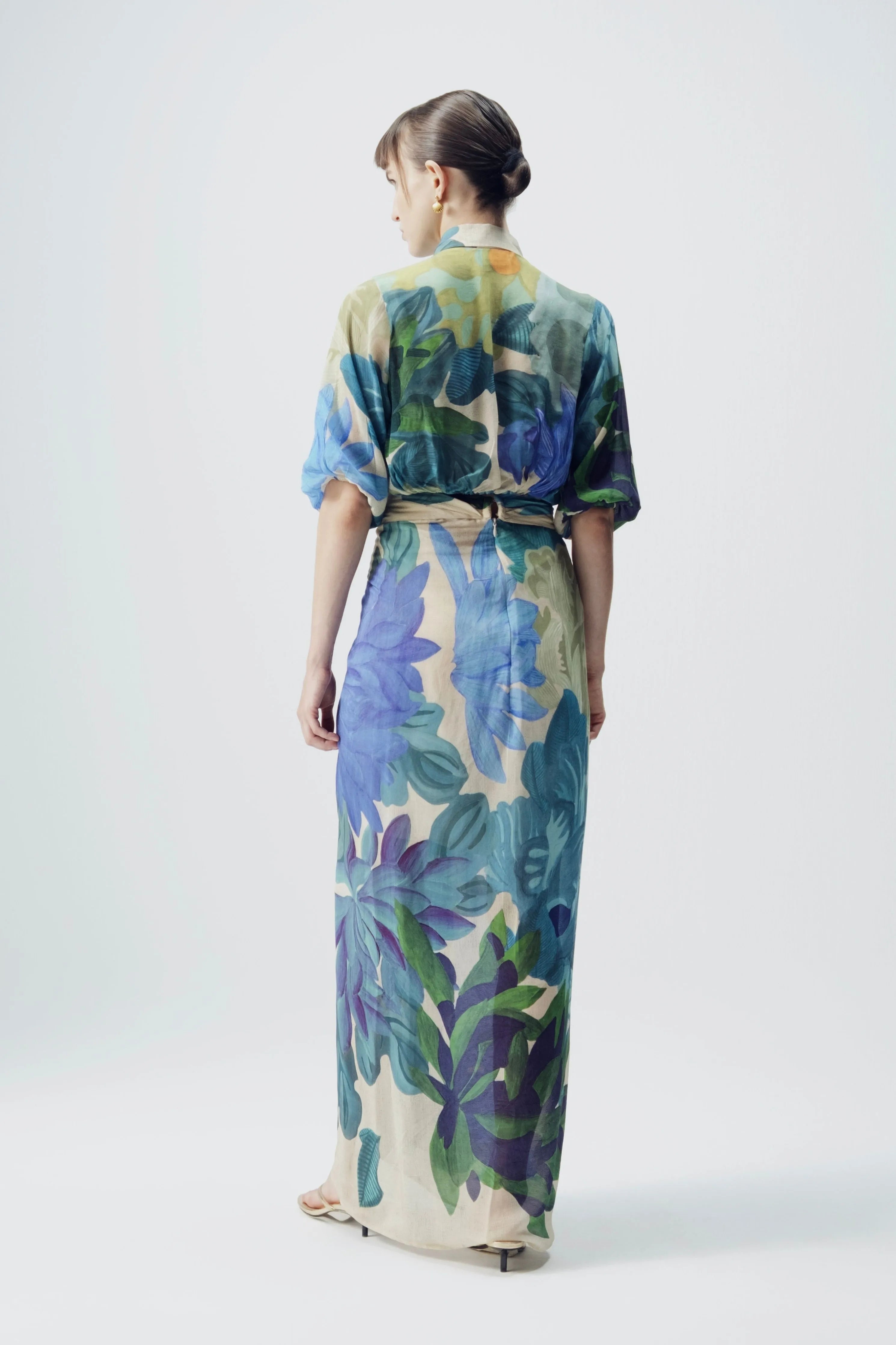 Garden Party Tie Up Top & Skirt Set