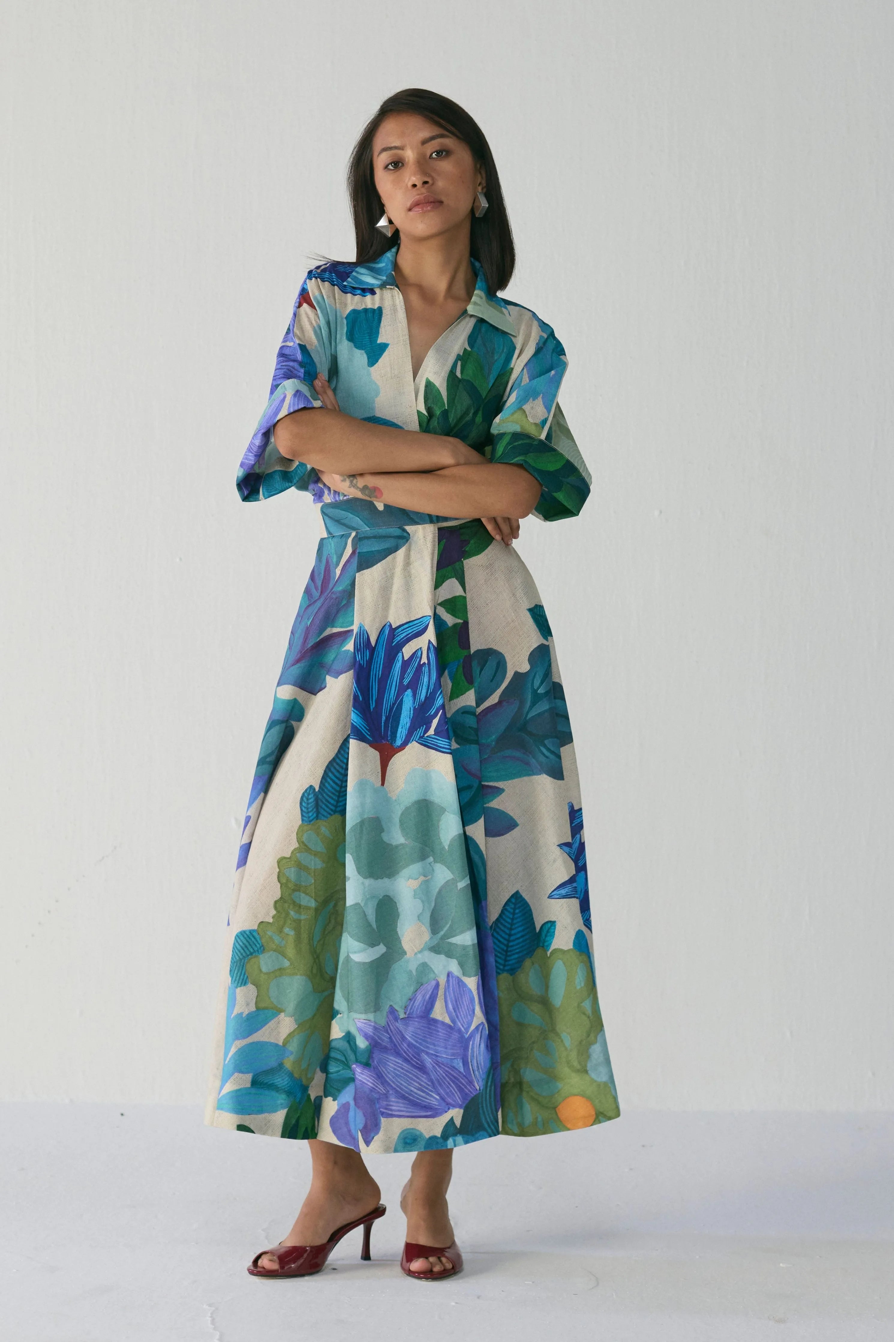 Garden Party Shirt Dress