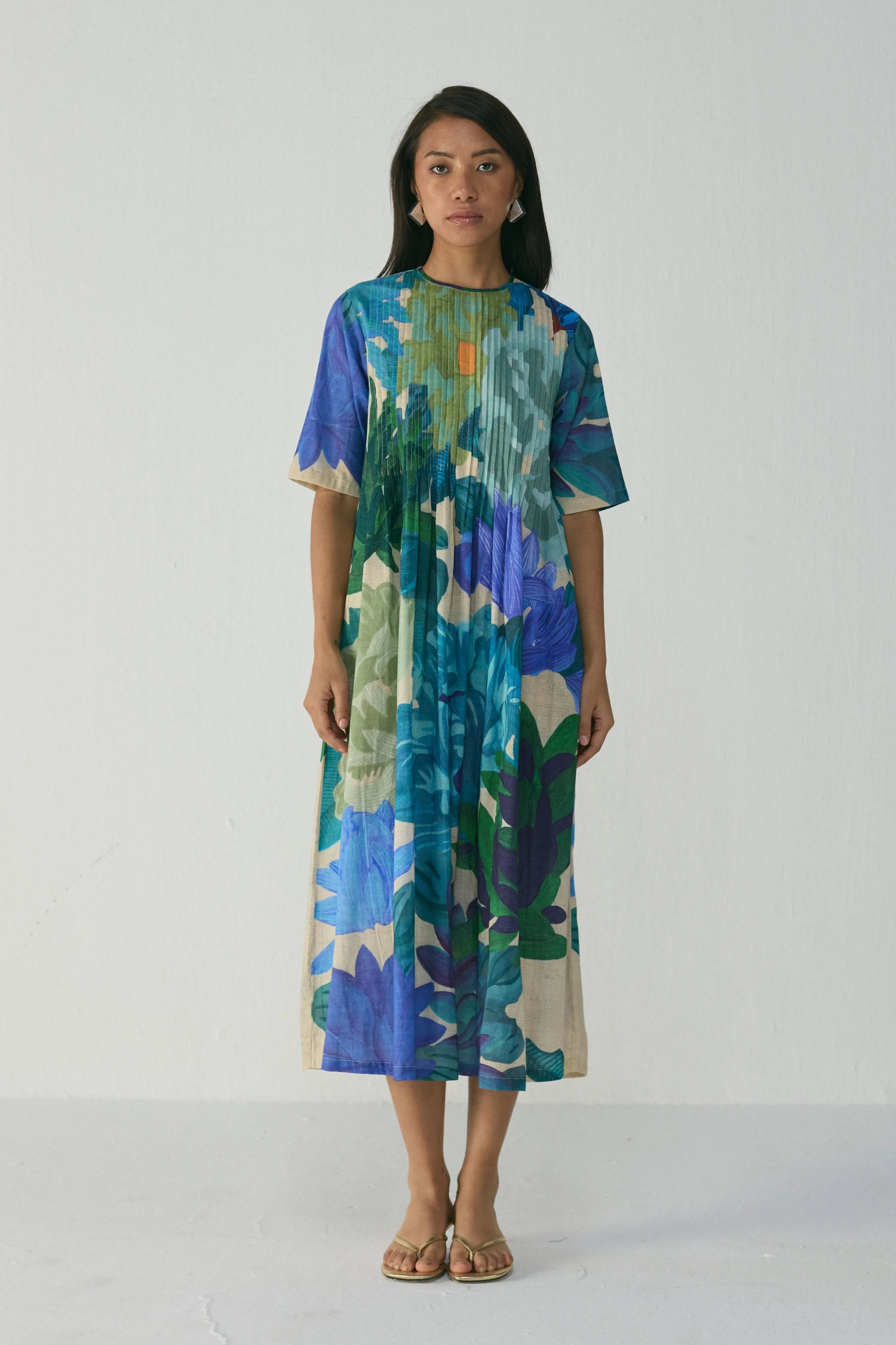 Garden Party Pintucks Dress