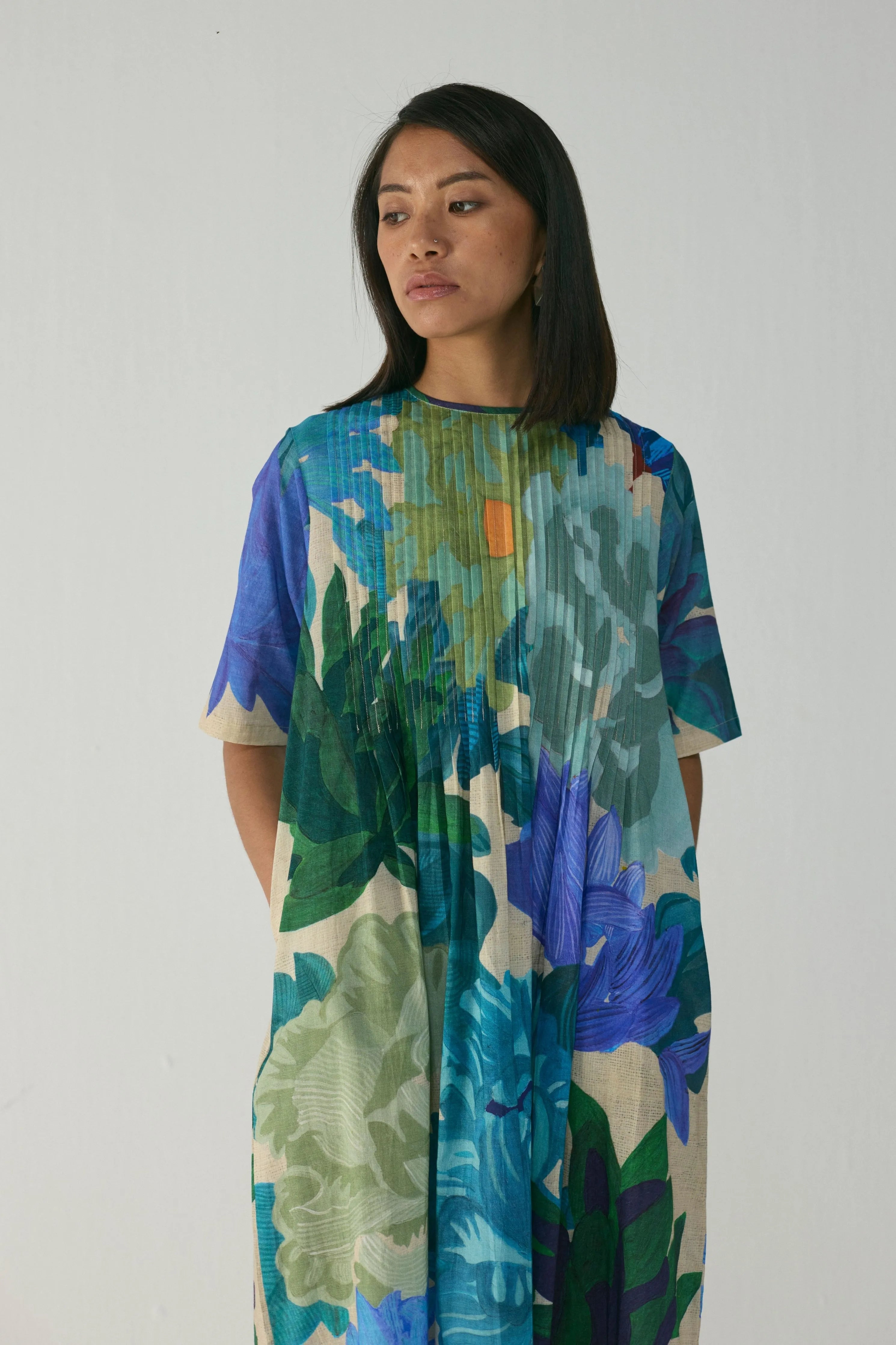 Garden Party Pintucks Dress