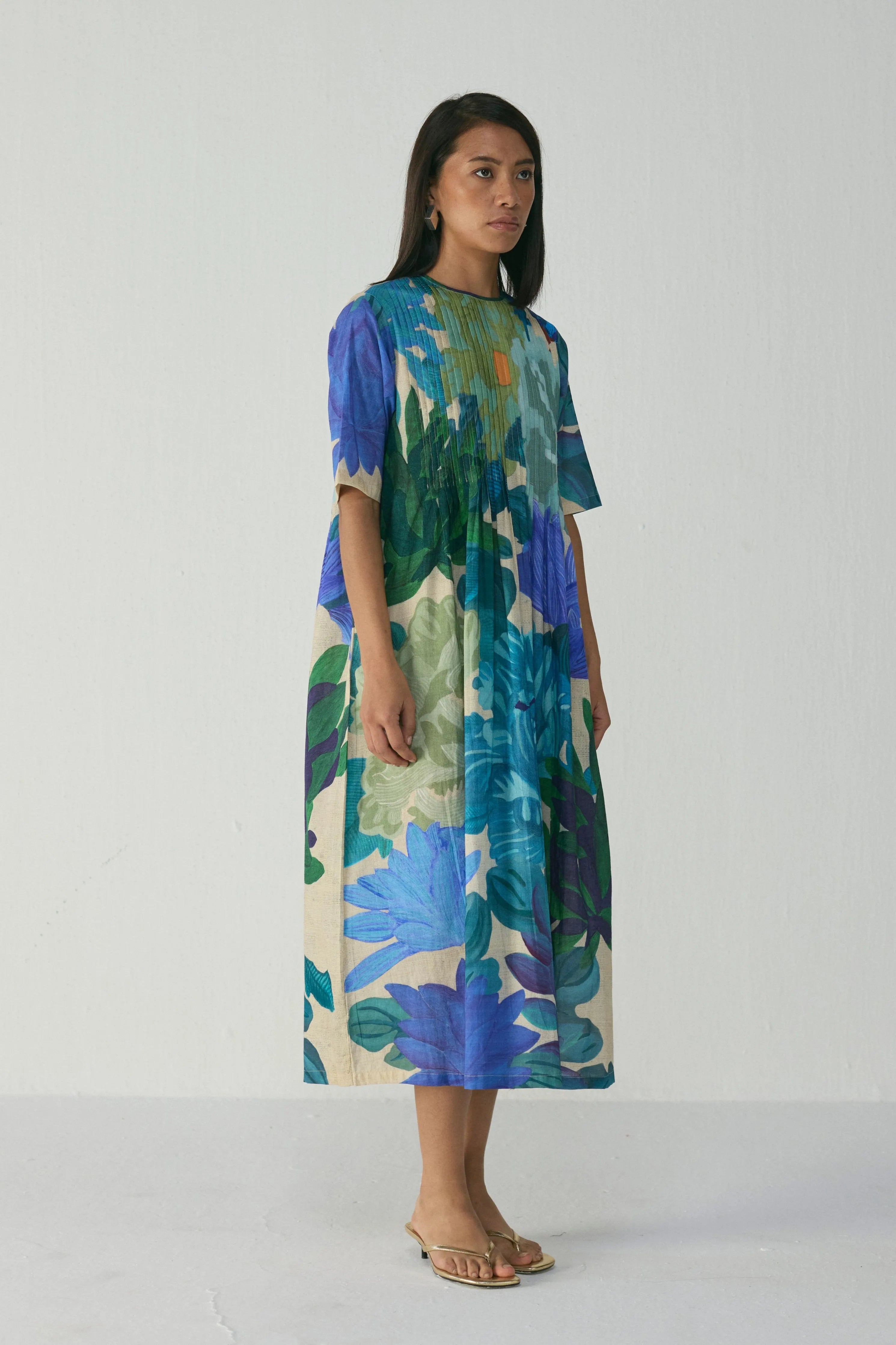 Garden Party Pintucks Dress