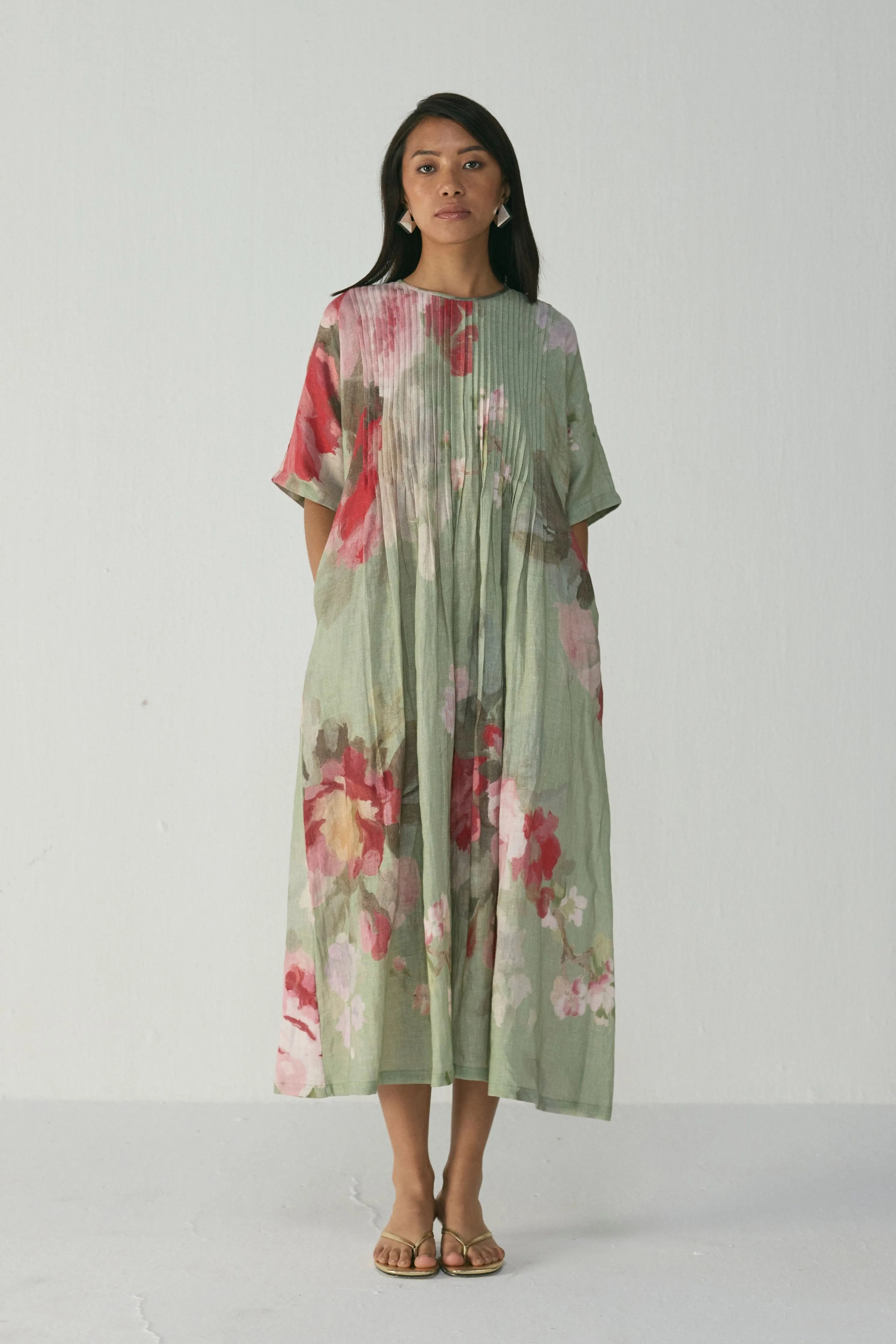 Roos Pintucks Dress