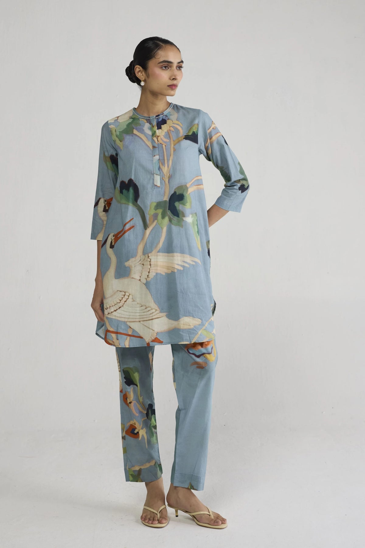 Asagao Short Kurta Set