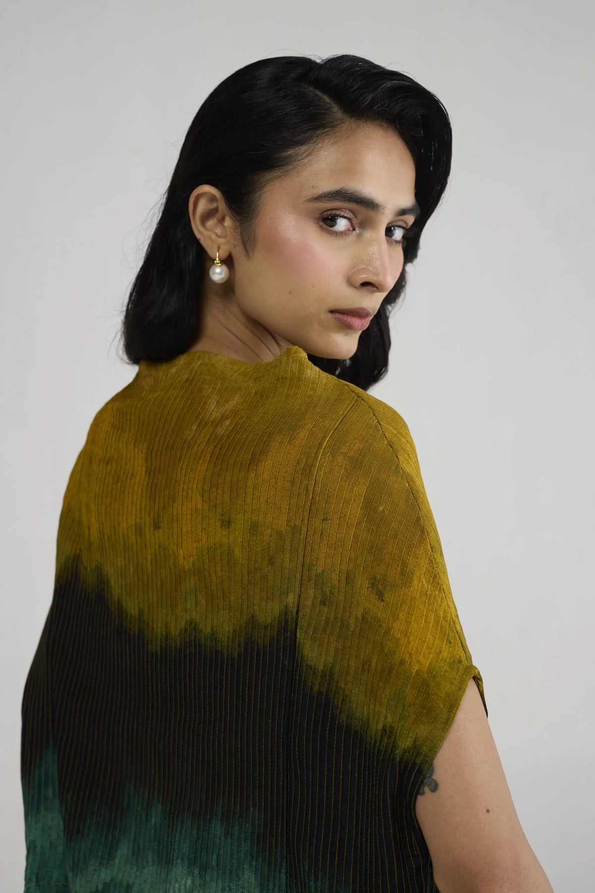 Uri Pintucks Top