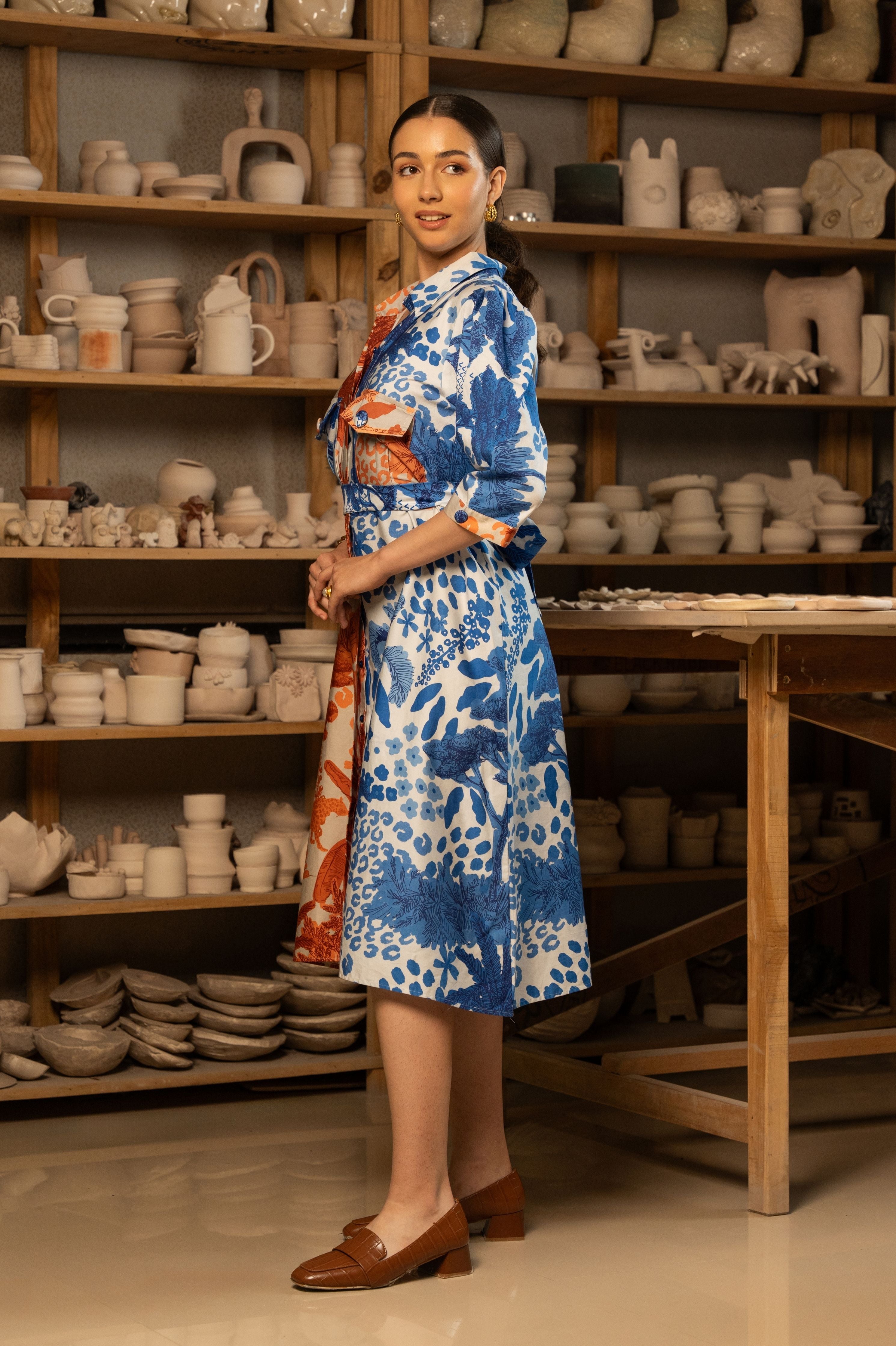 Saline Shirt Dress