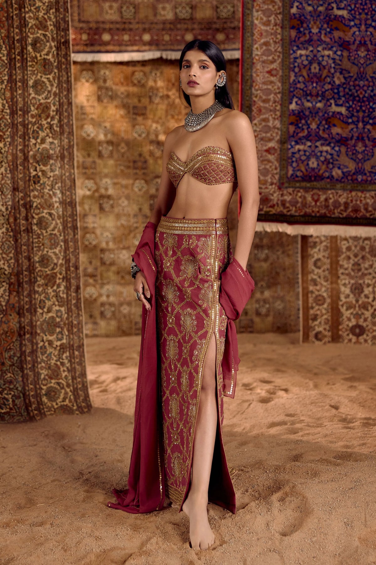 Afsan E Zar Lehenga Set
