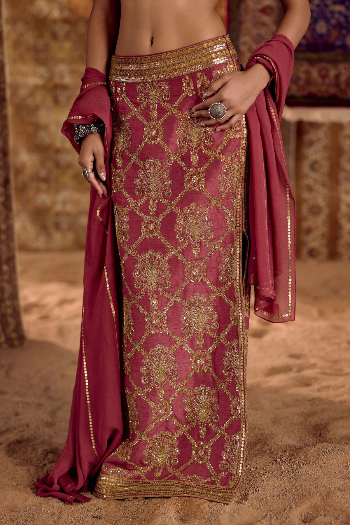 Afsan E Zar Lehenga Set
