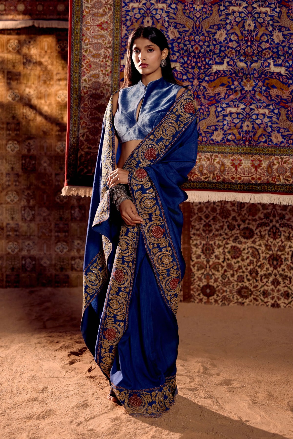 Zar Gulnaar Saree Set