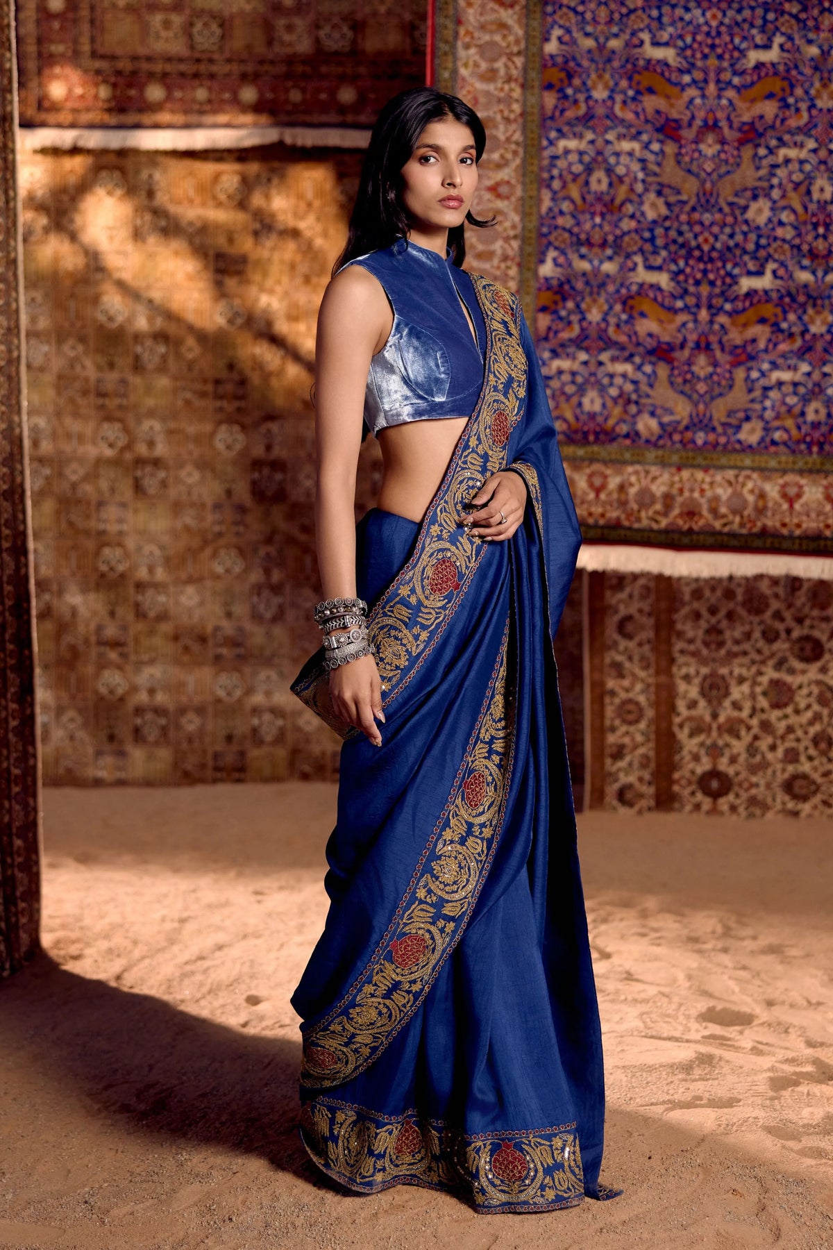 Zar Gulnaar Saree Set