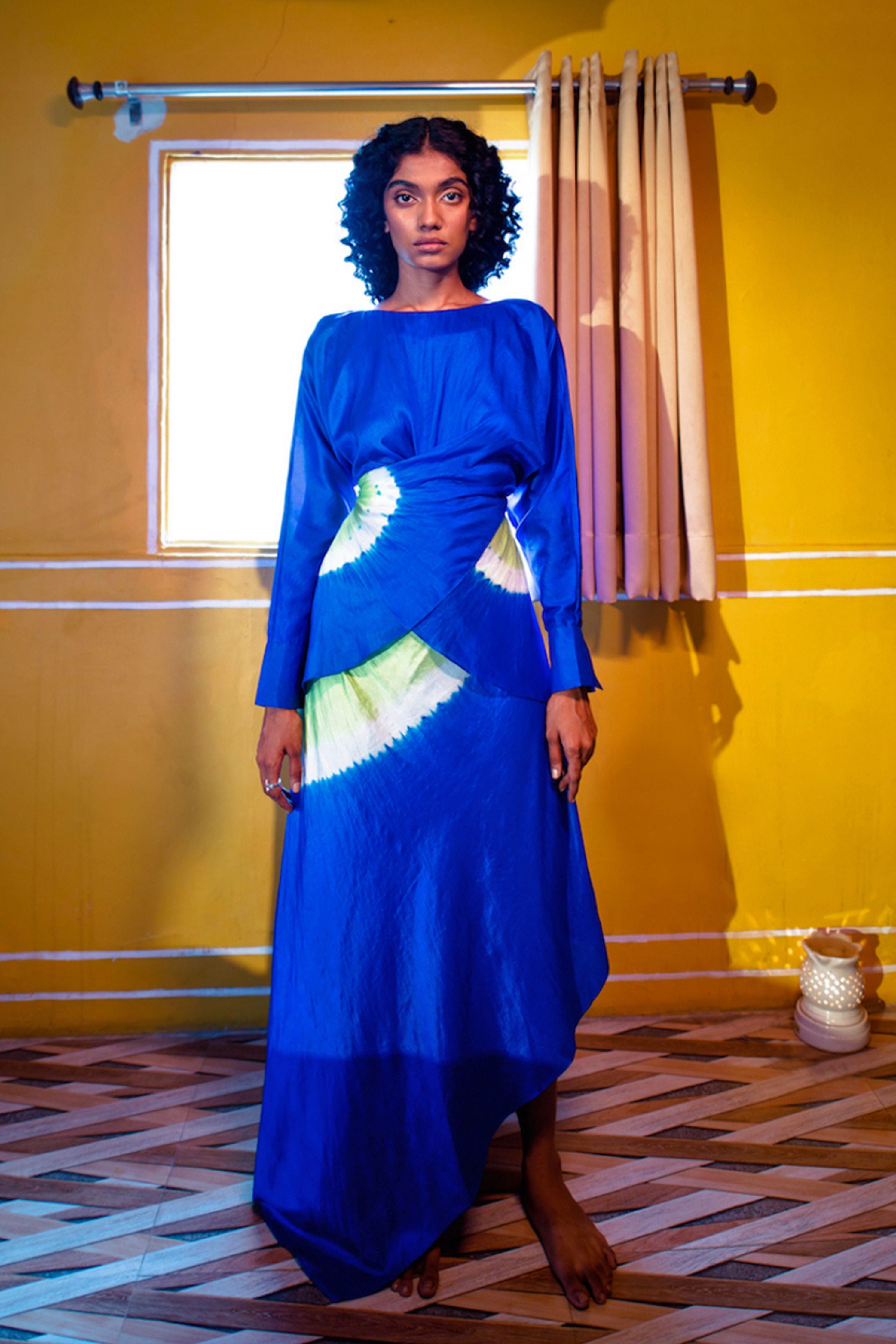 Blue Pea Skirt