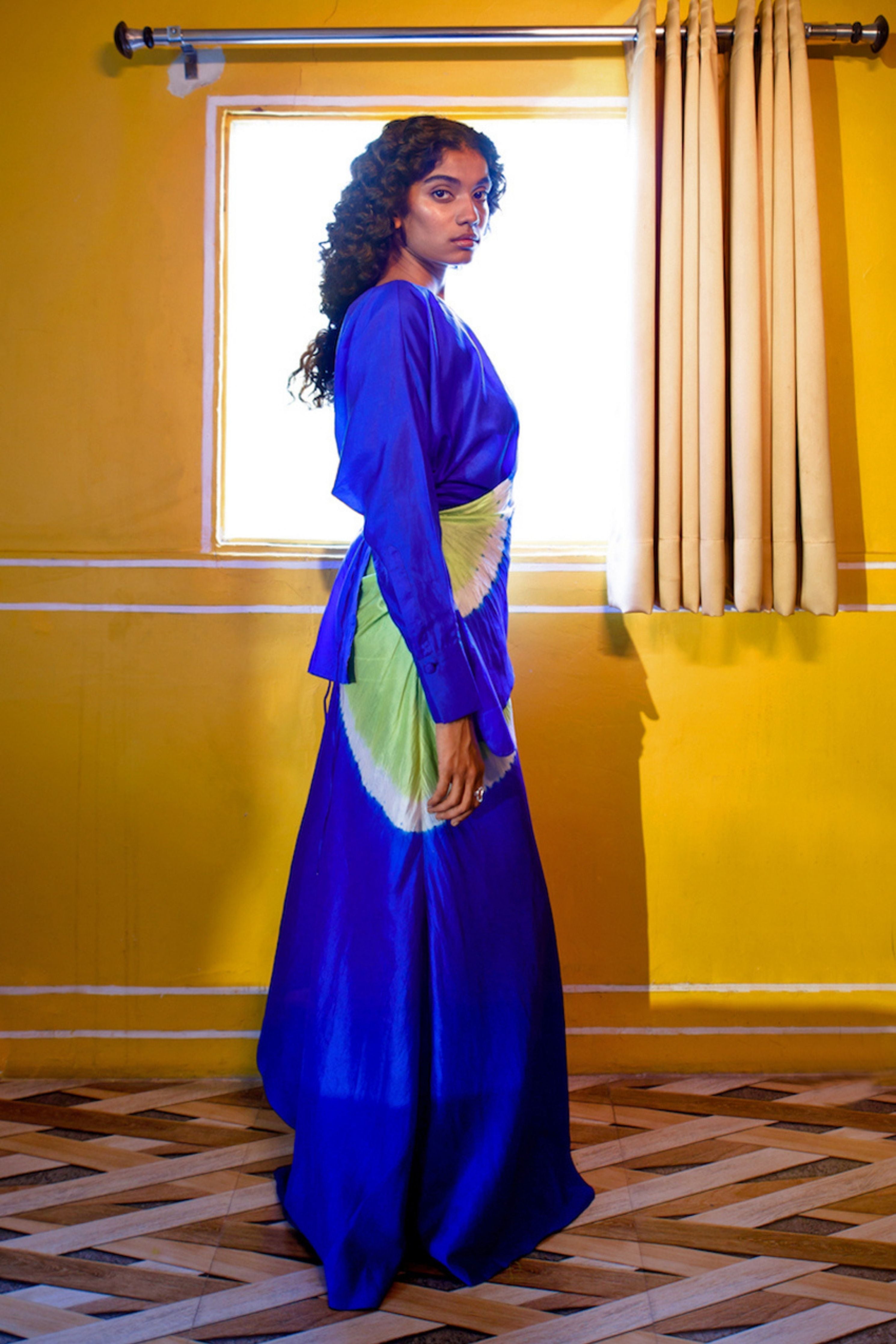 Blue Pea Skirt