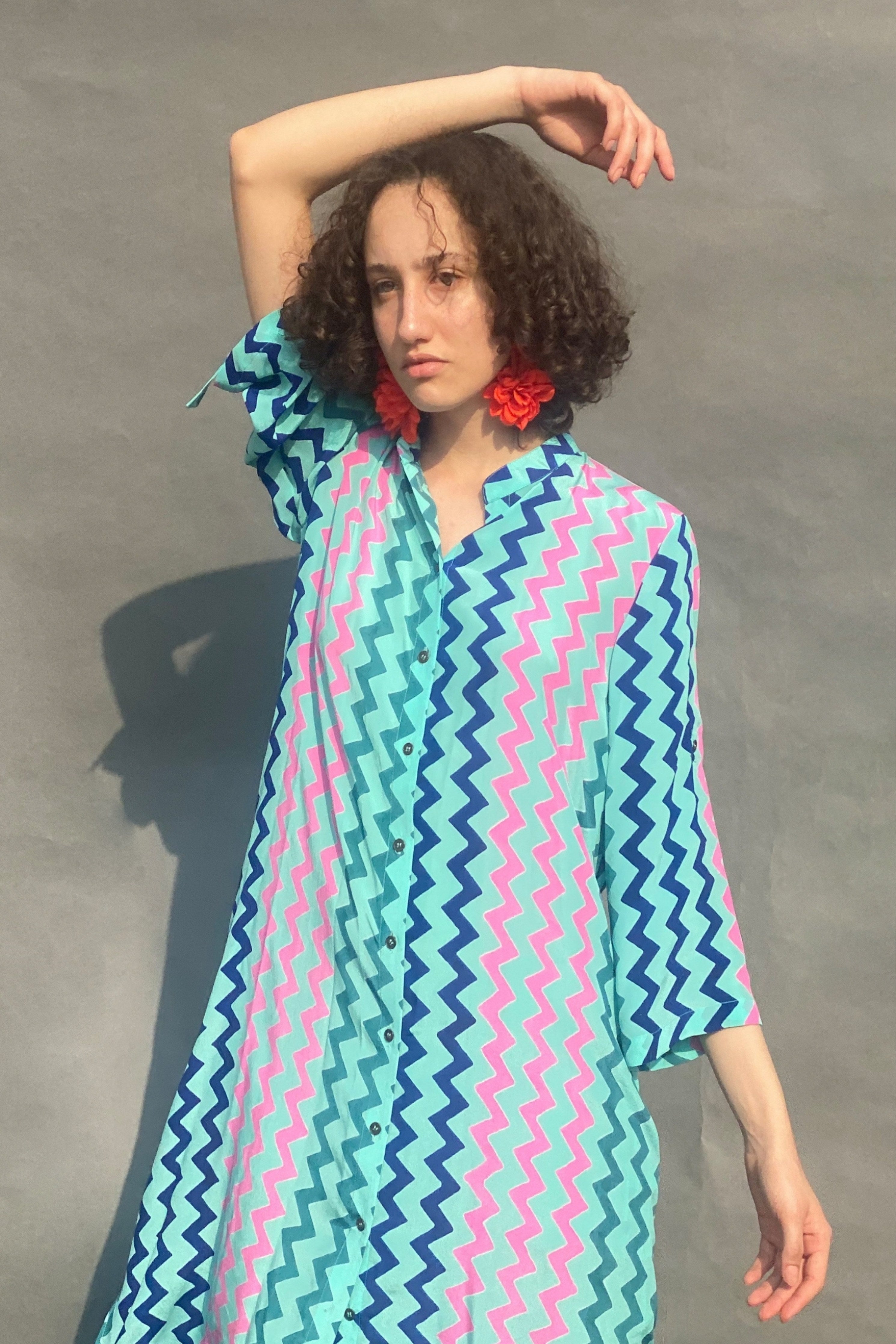 Zig Zag Printed Tunic