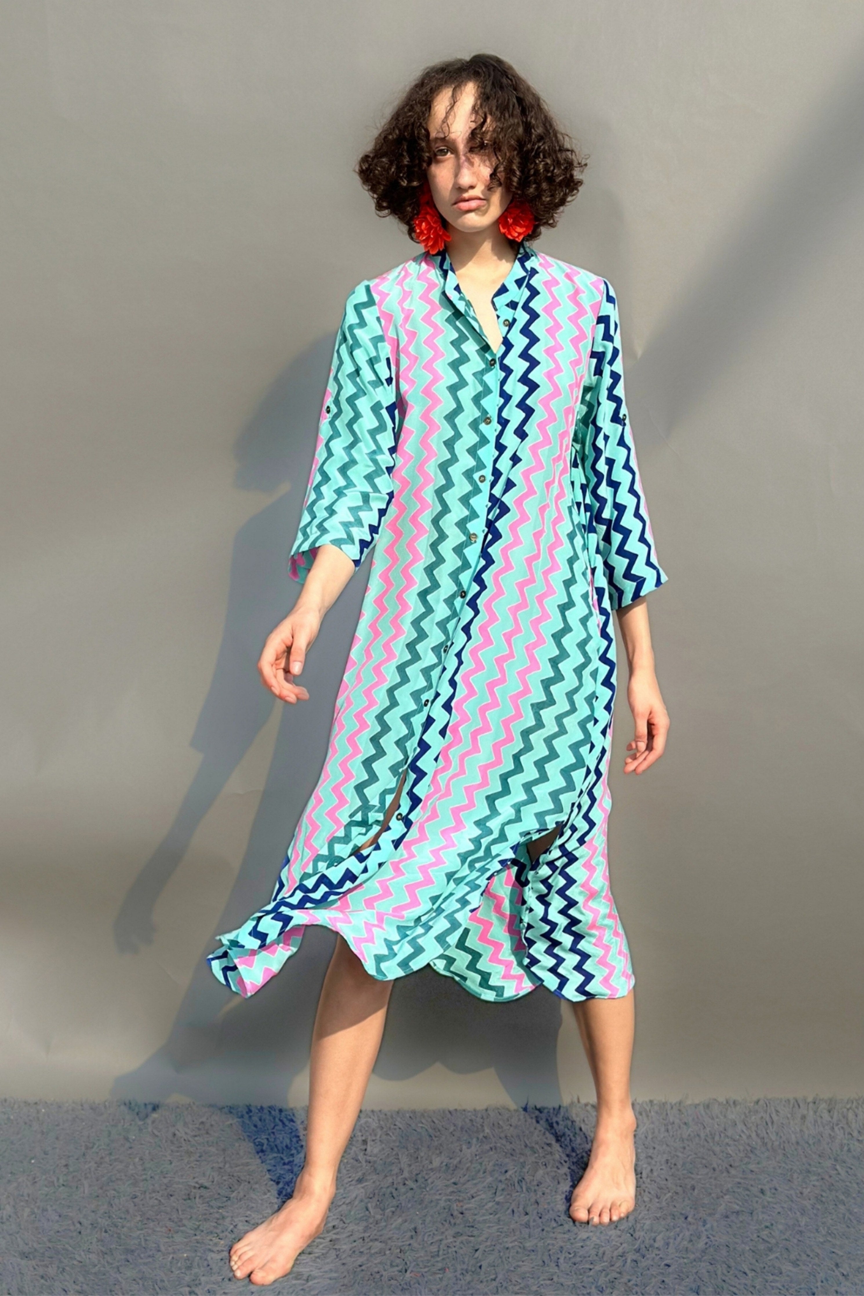 Zig Zag Printed Tunic