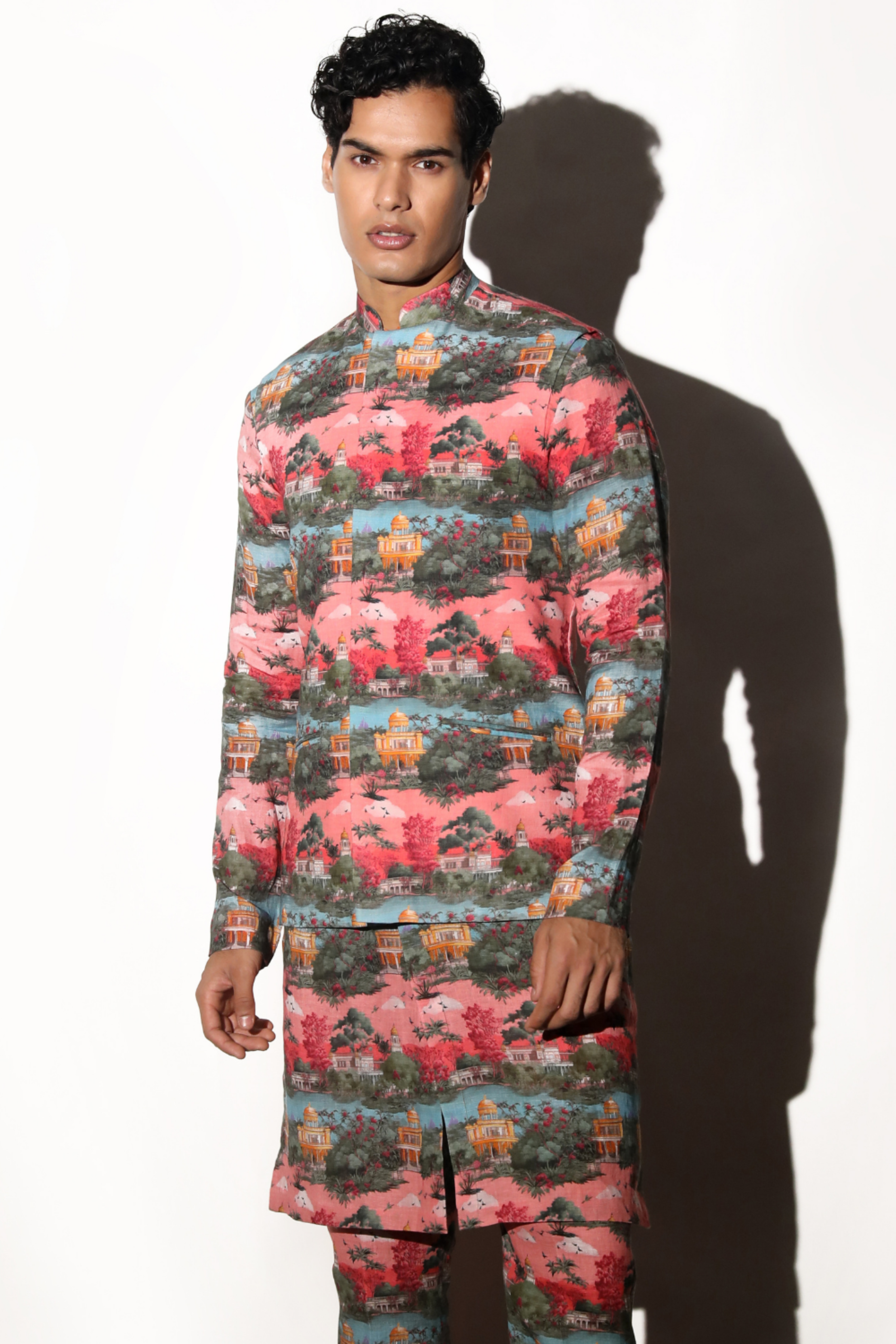 Karengarh Printed Kurta With Pants