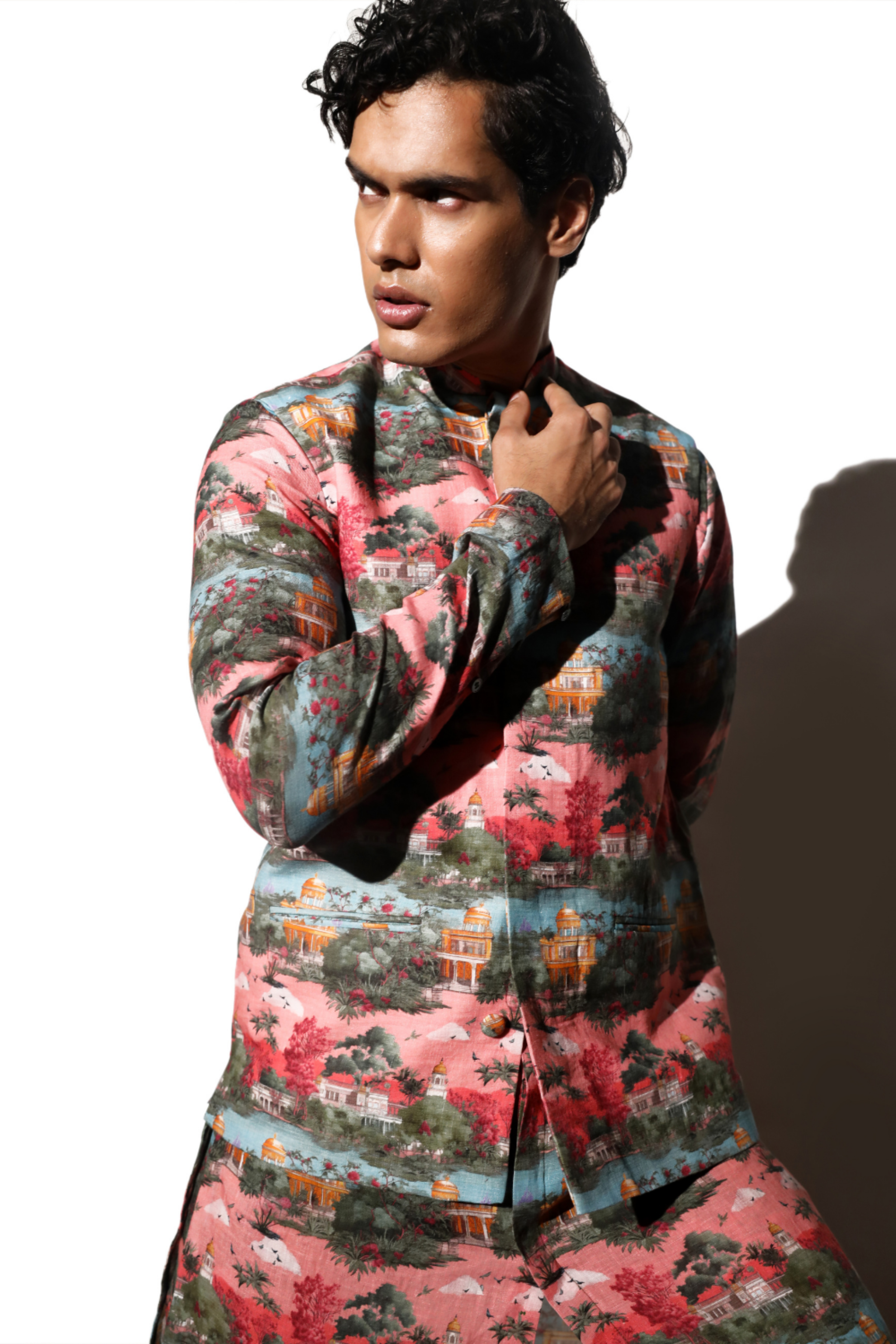 Karengarh Printed Kurta With Pants