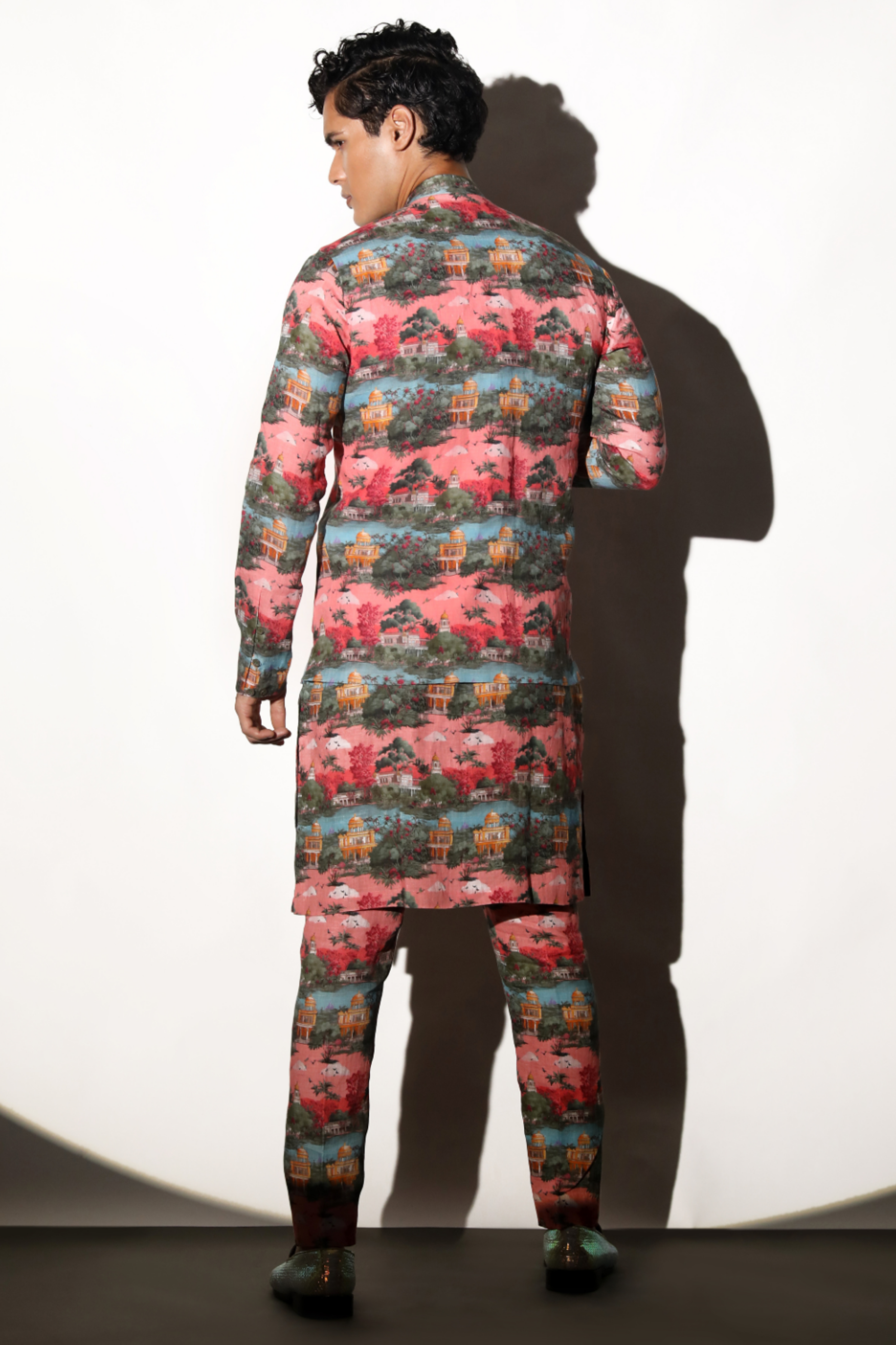 Karengarh Printed Kurta With Pants