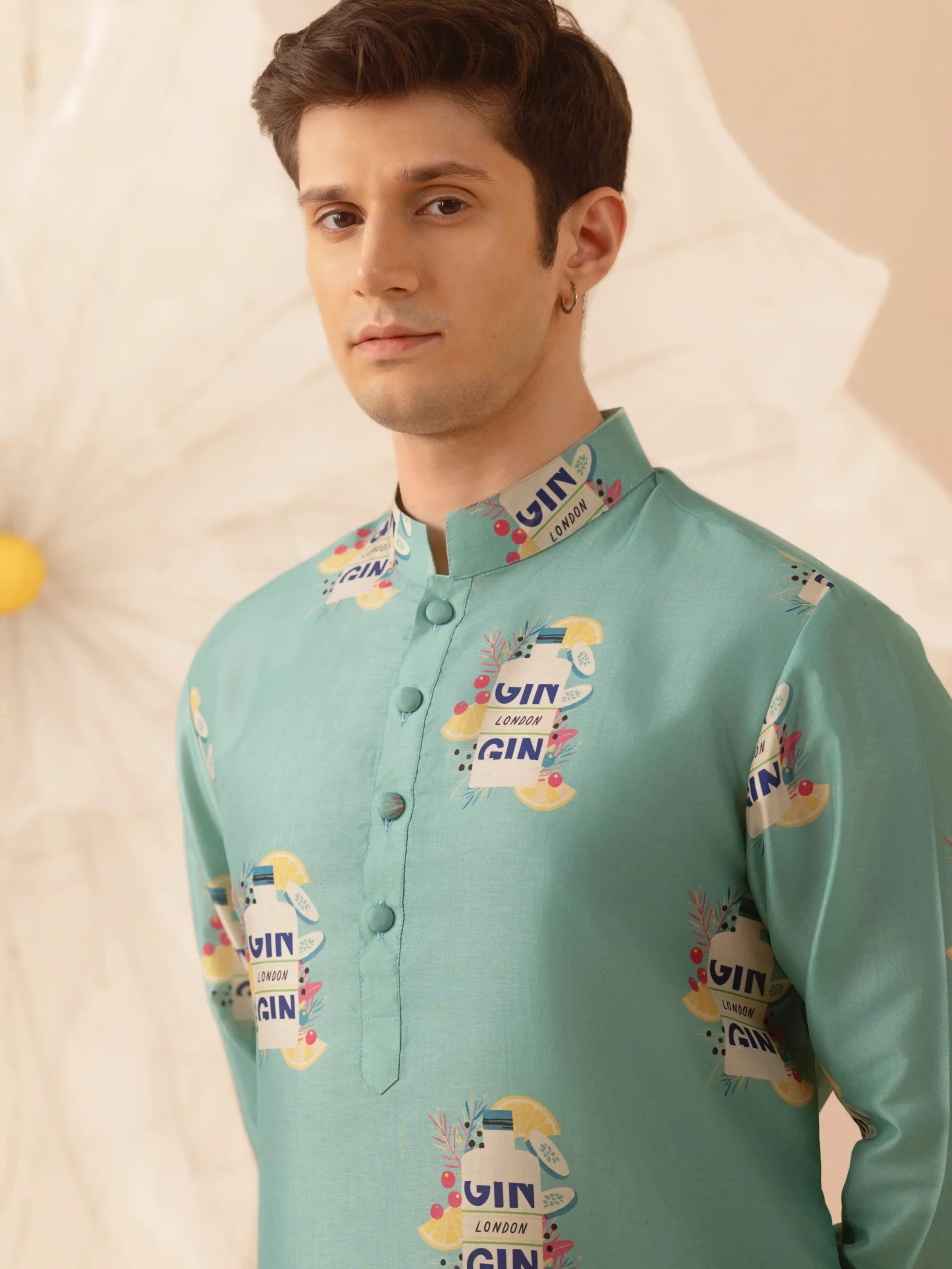 Happy Pour Silk Kurta